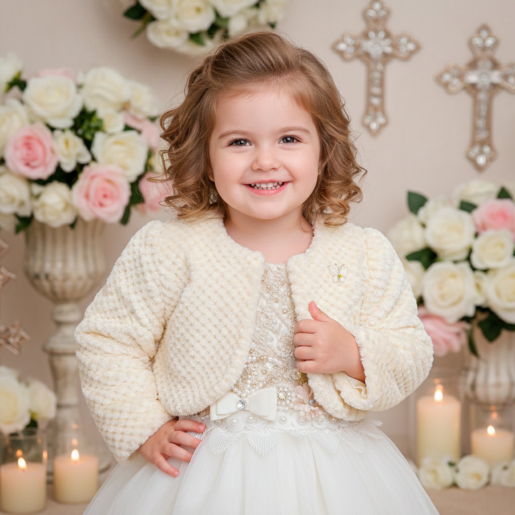 Estola de Peluche Bautizo 729