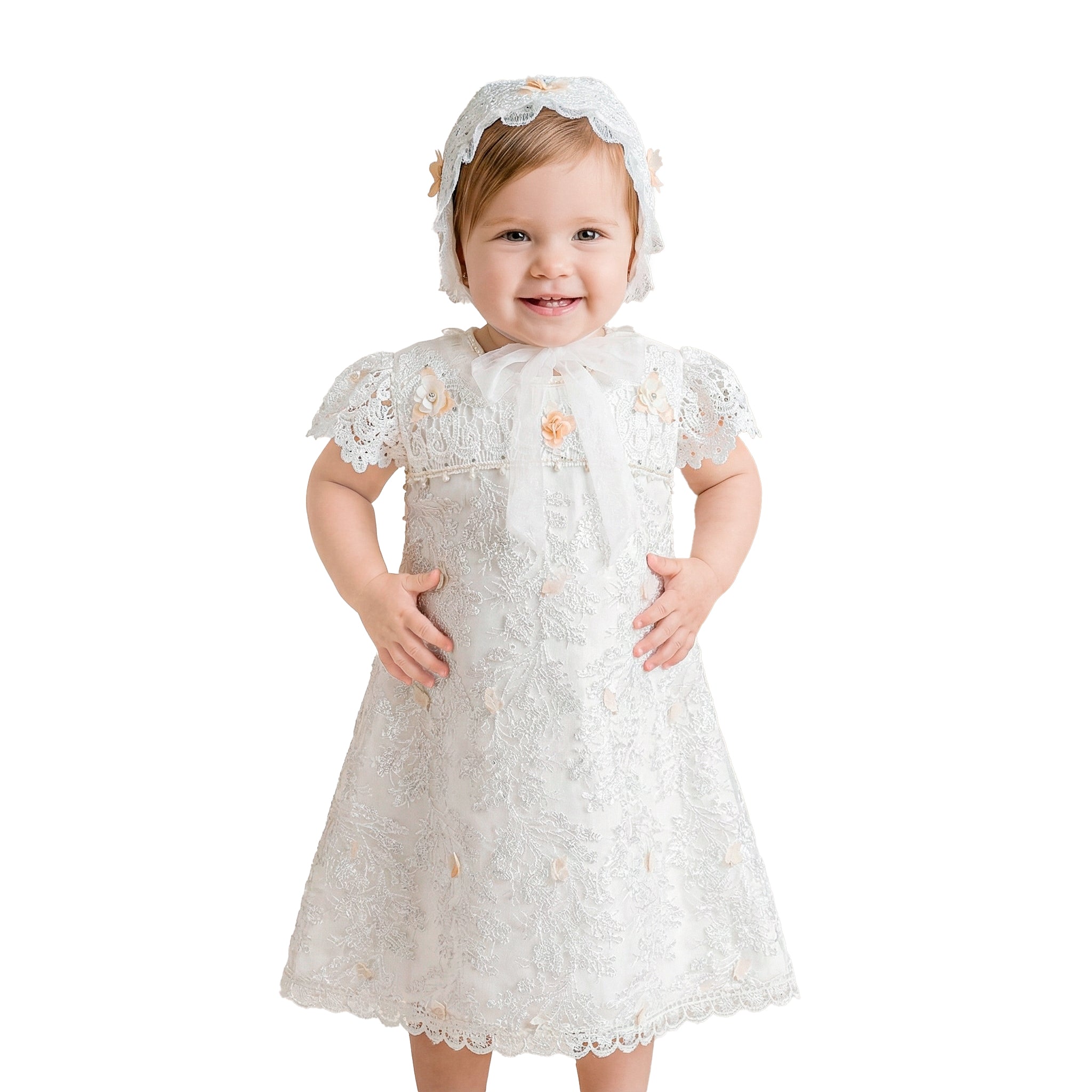 Vestido Bautizo Mini Rita Shantung