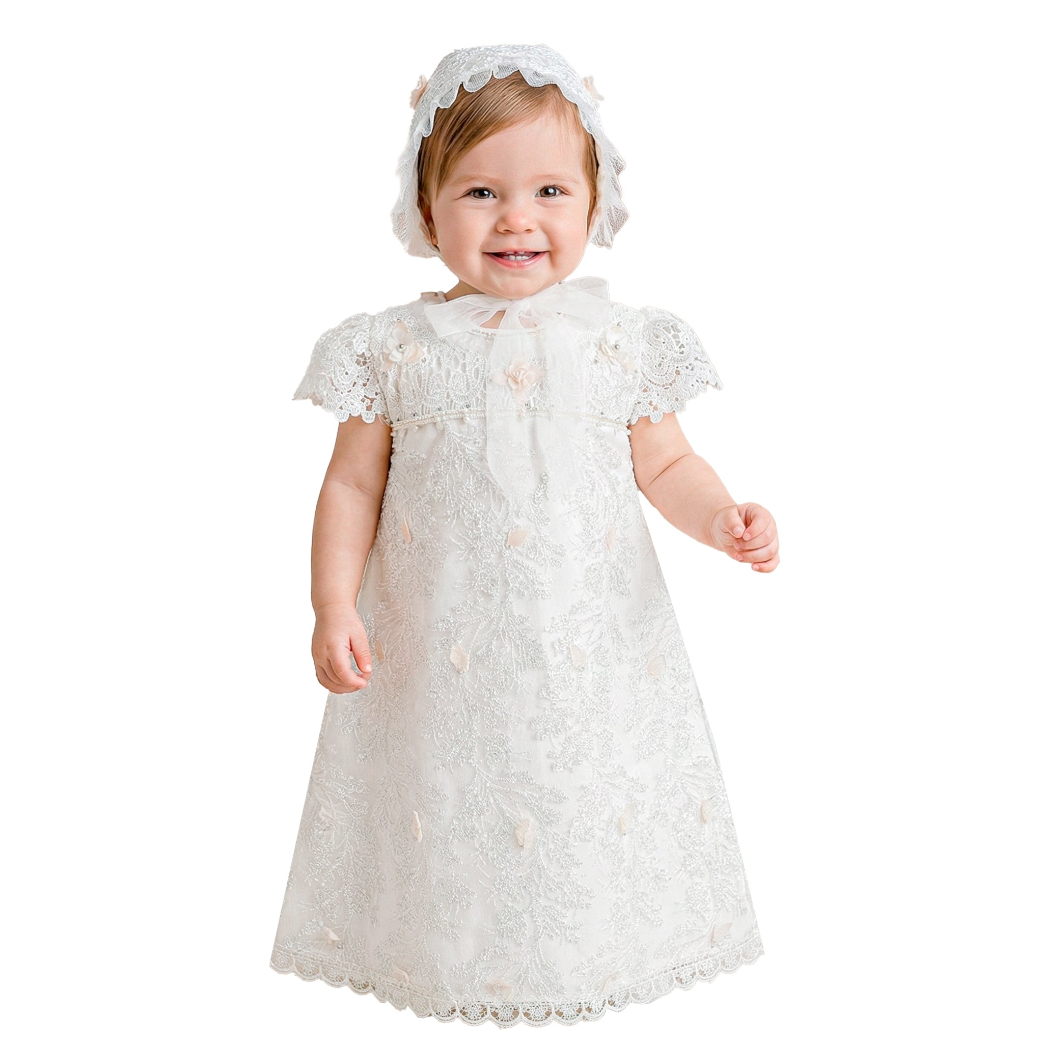 Vestido Bautizo Mini Rita Shantung