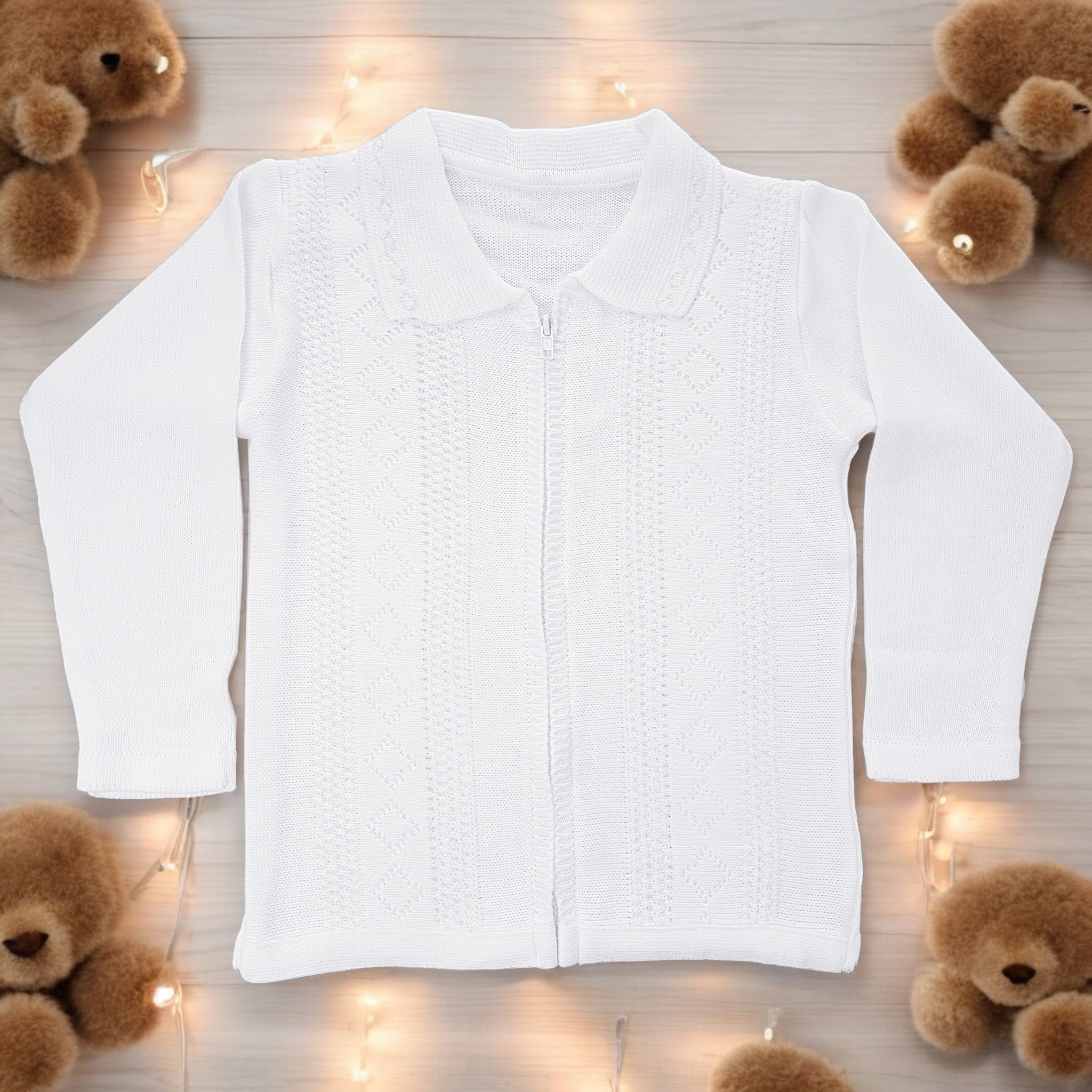 Suéter Bautizo Rombo