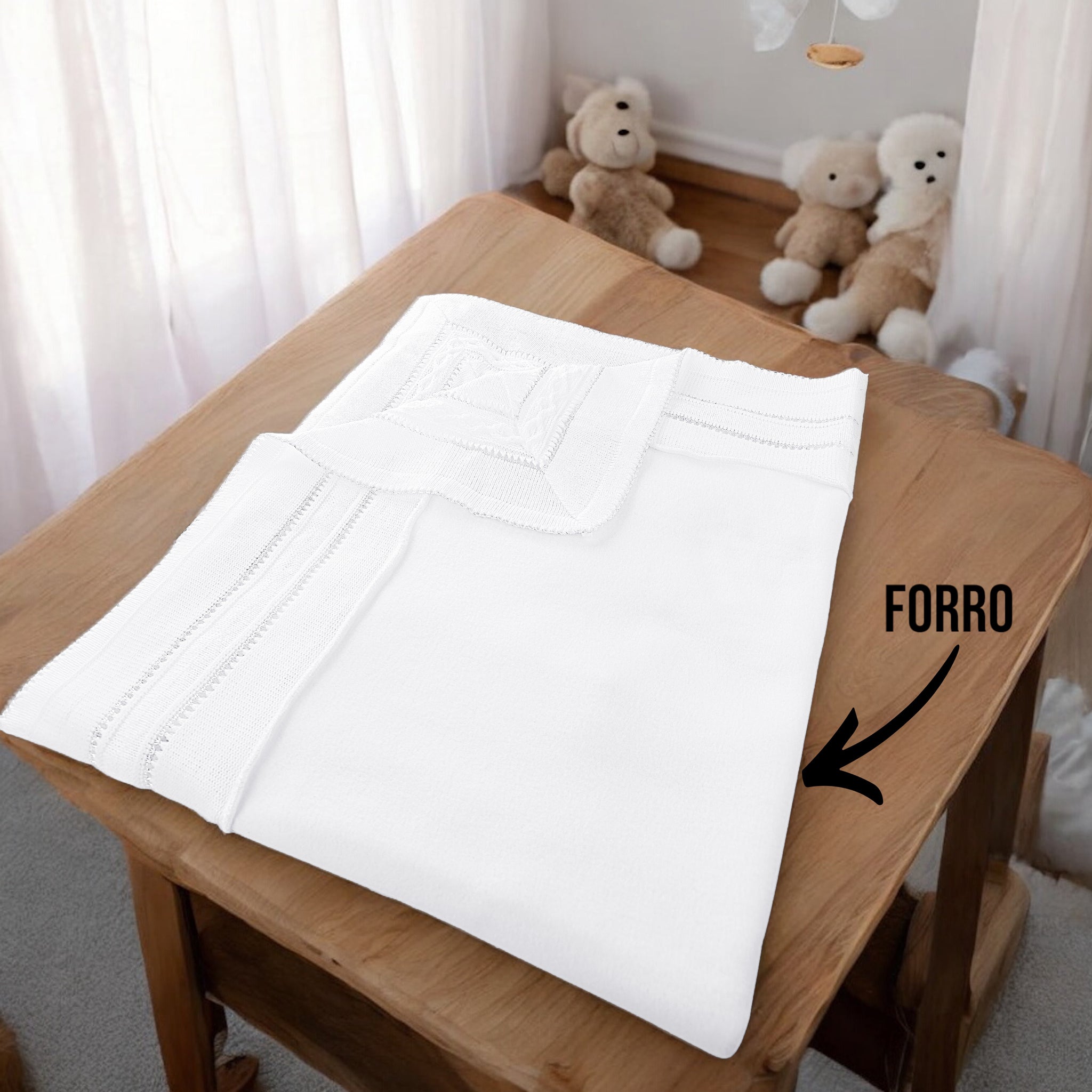 Cobija Bautizo Rombos Forrada