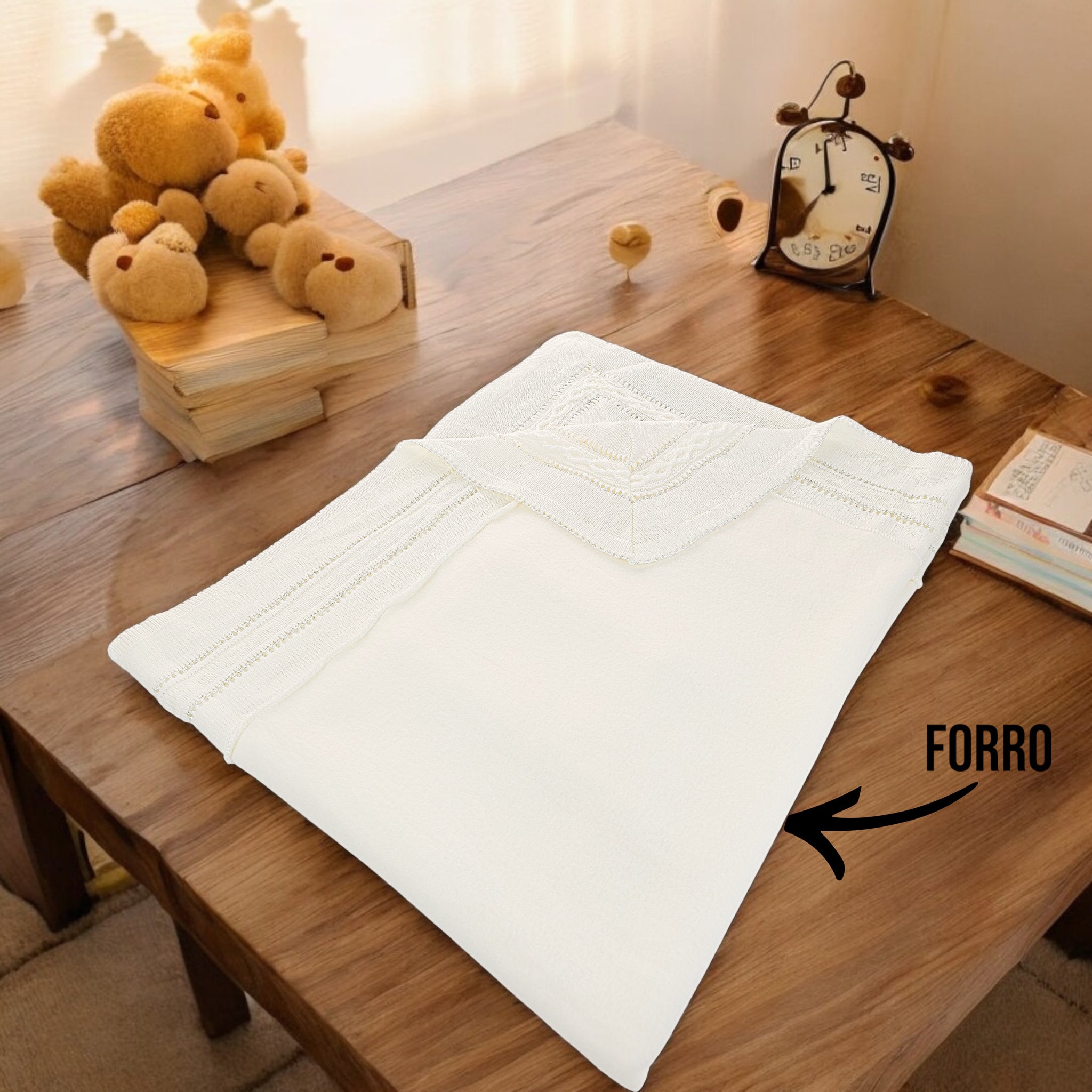 Cobija Bautizo Rombos Forrada