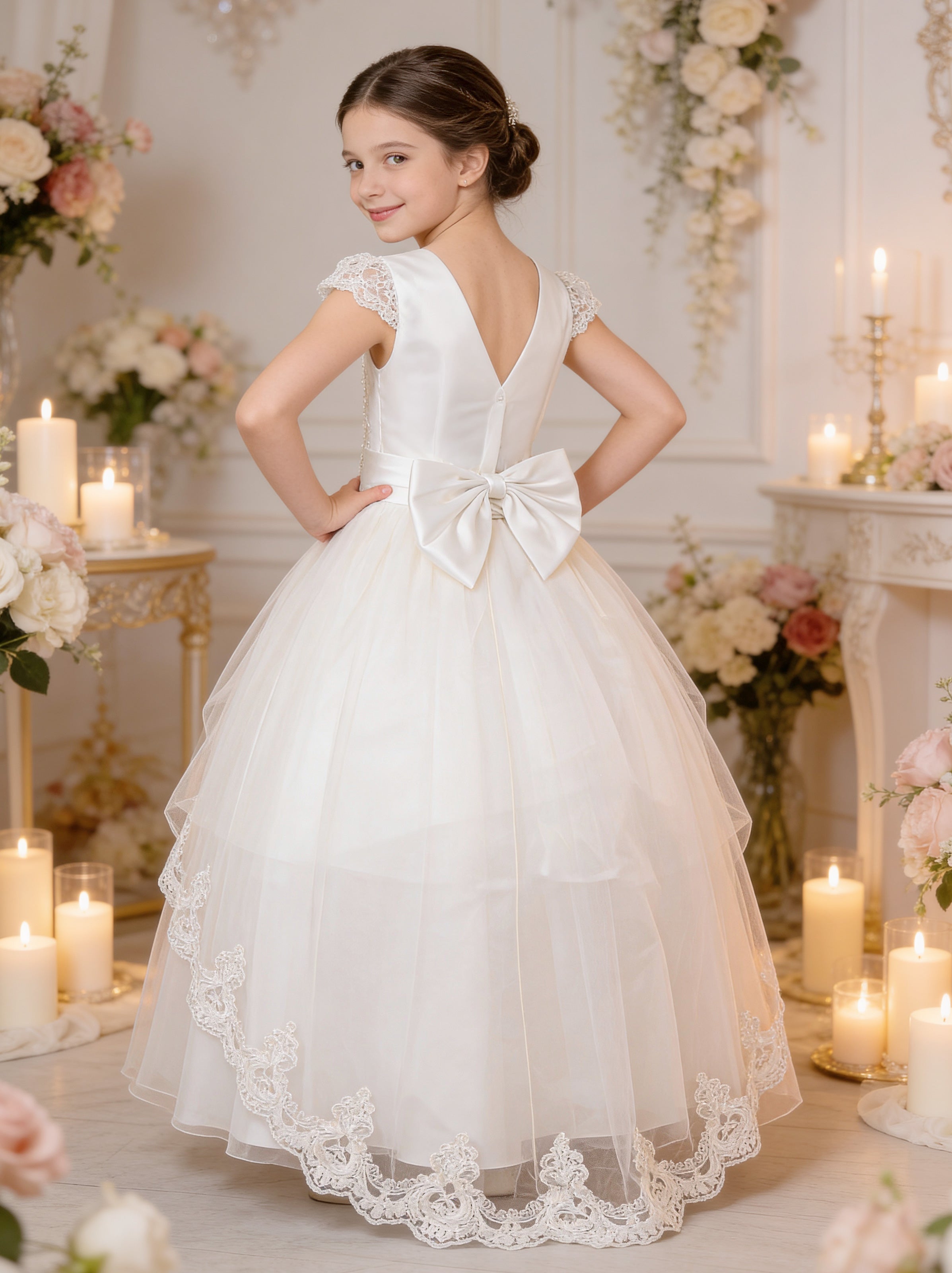 Vestido Primera Comunión Desmontable Isabel
