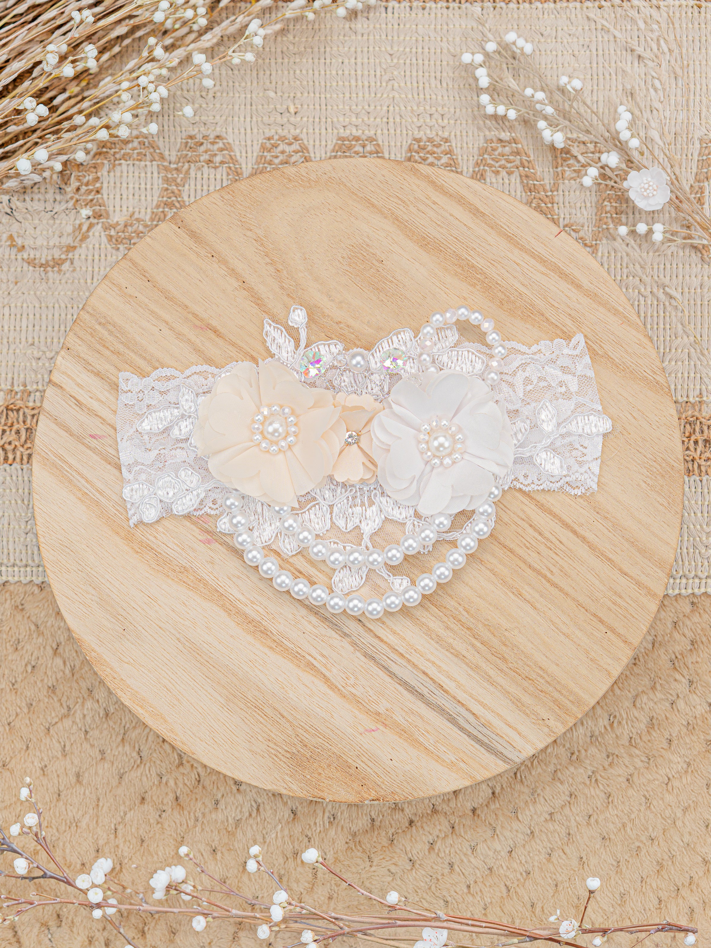 Vestido Bautizo Mini Lupita Hojitas