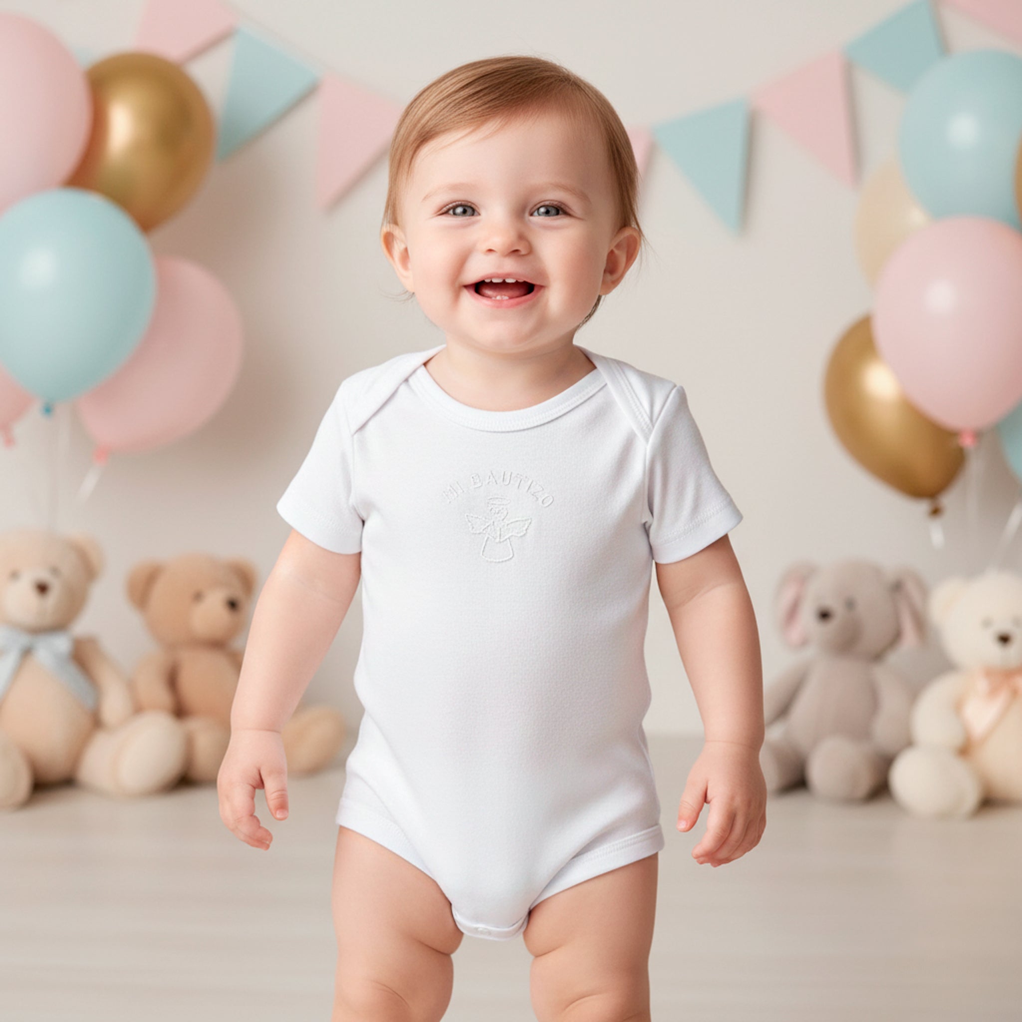 Pañalero Bautizo Bordado