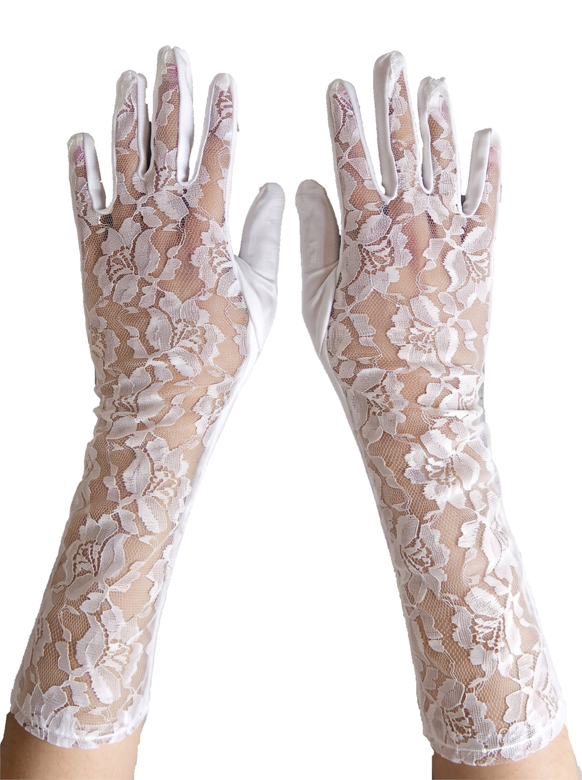 Guantes Primera Comunión Encaje 3/4