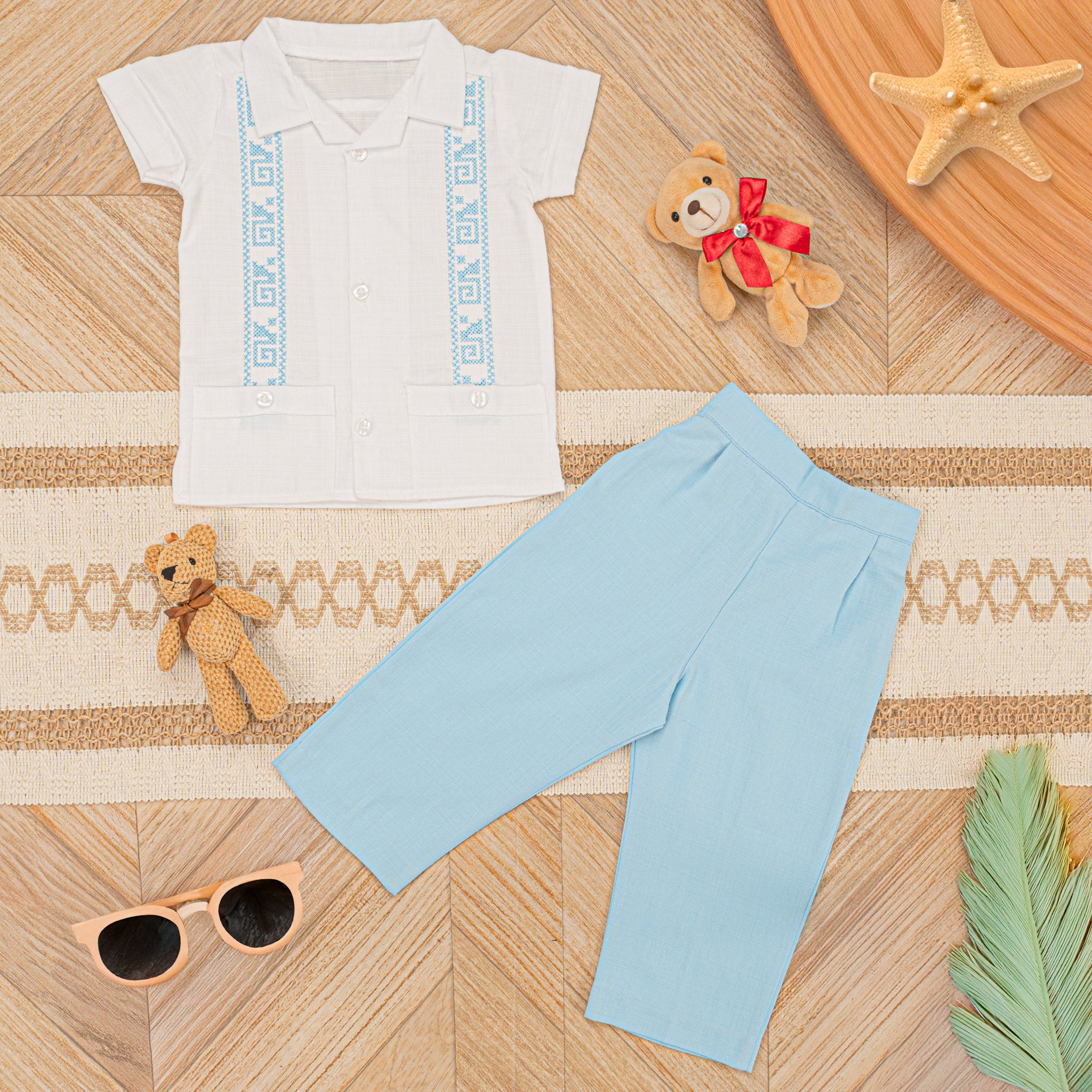 Guayabera Manga Corta M-115 Lino