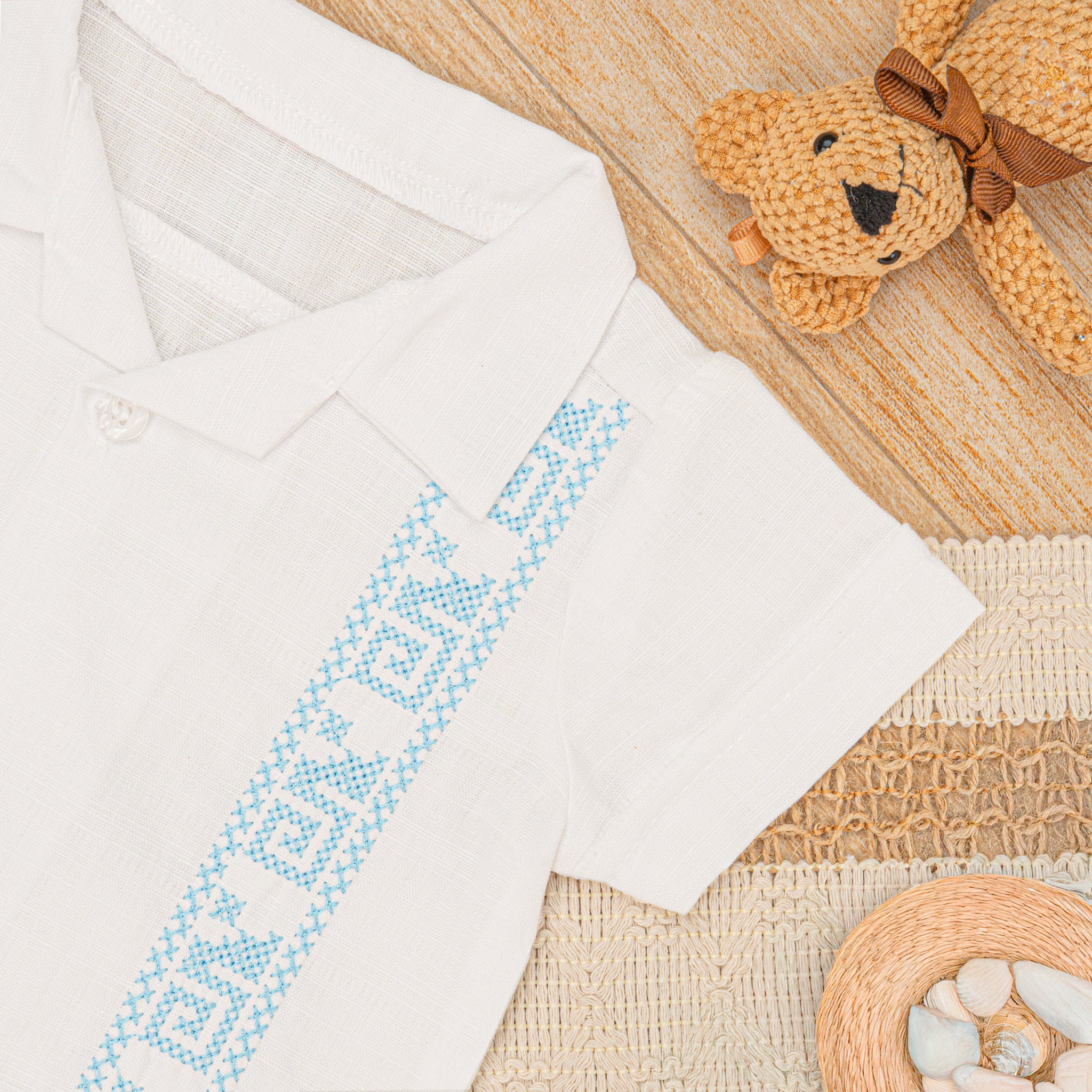 Guayabera Manga Corta M-115 Lino