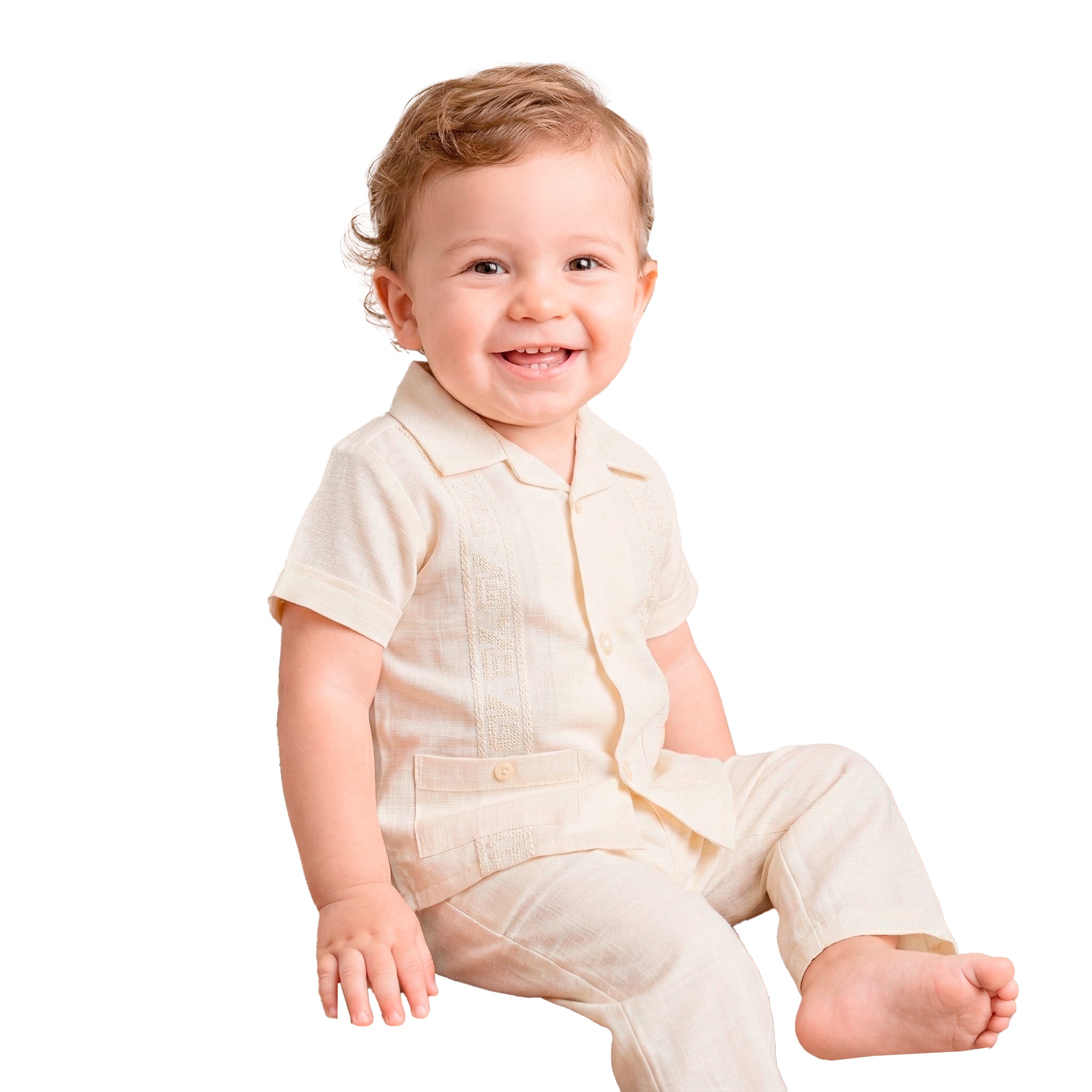 Guayabera Manga Corta M-115 Lino