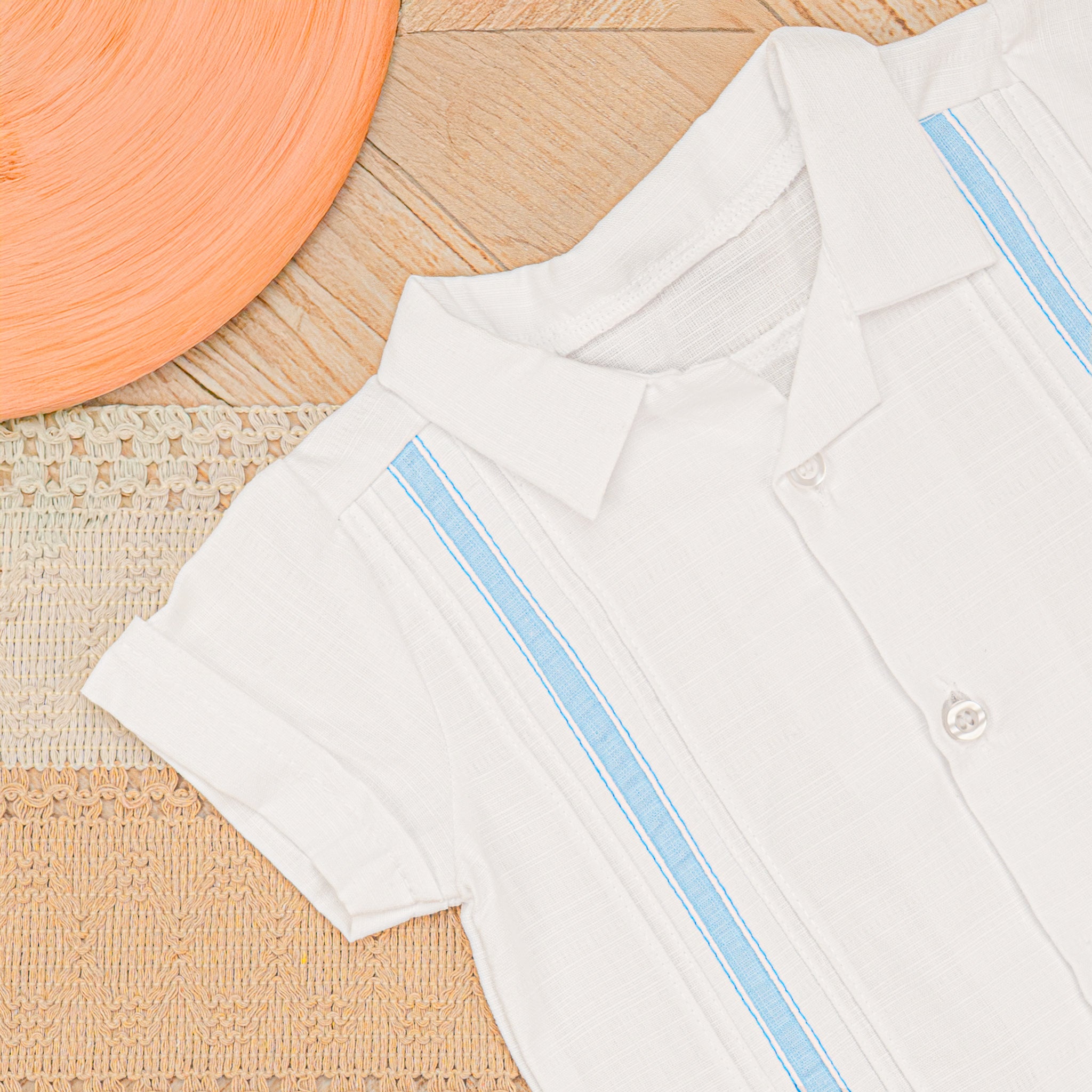 Guayabera Manga Corta M-116 Lino