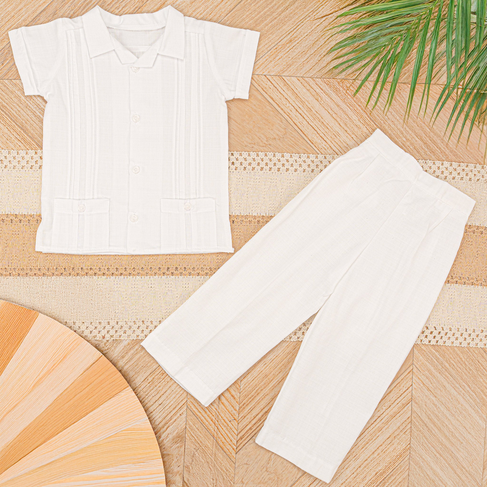 Guayabera Manga Corta M-116 Lino