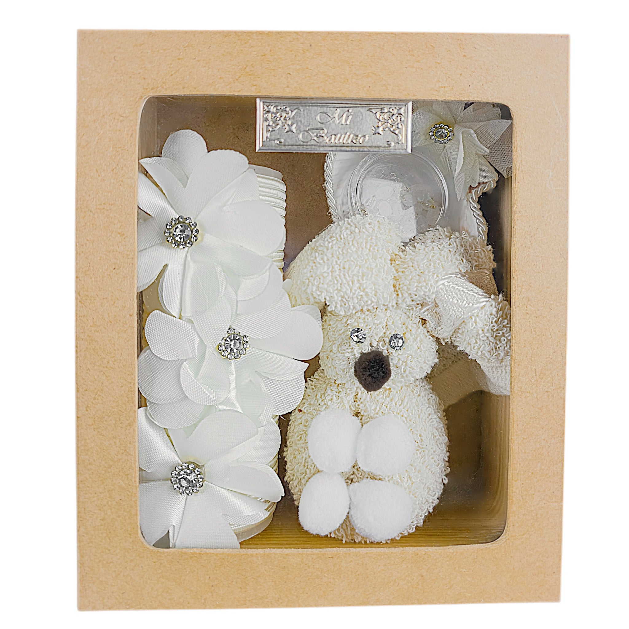 Kit de Vela Bautizo Madera Clara 030