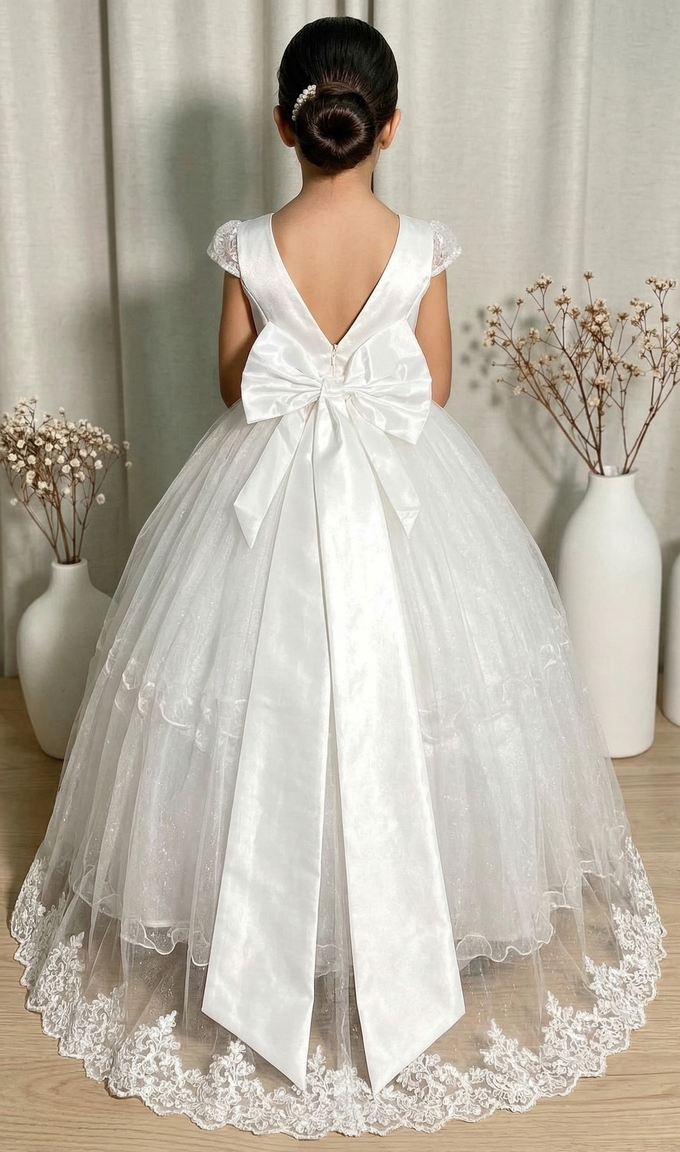 Vestido Primera Comunión Desmontable Laura