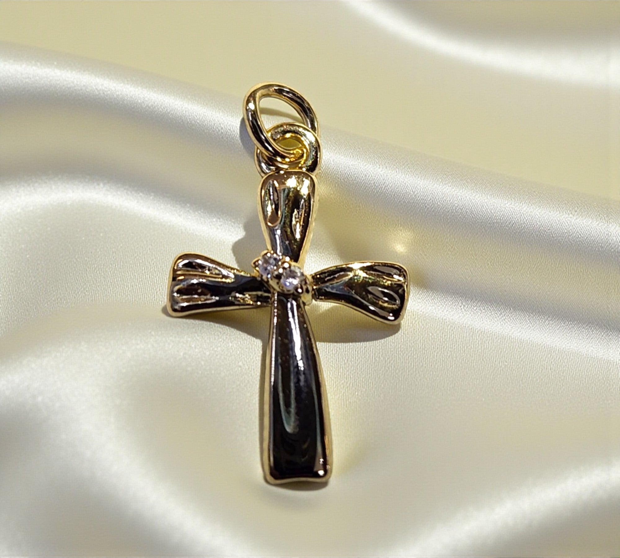 Medalla Cruz Tela Centro