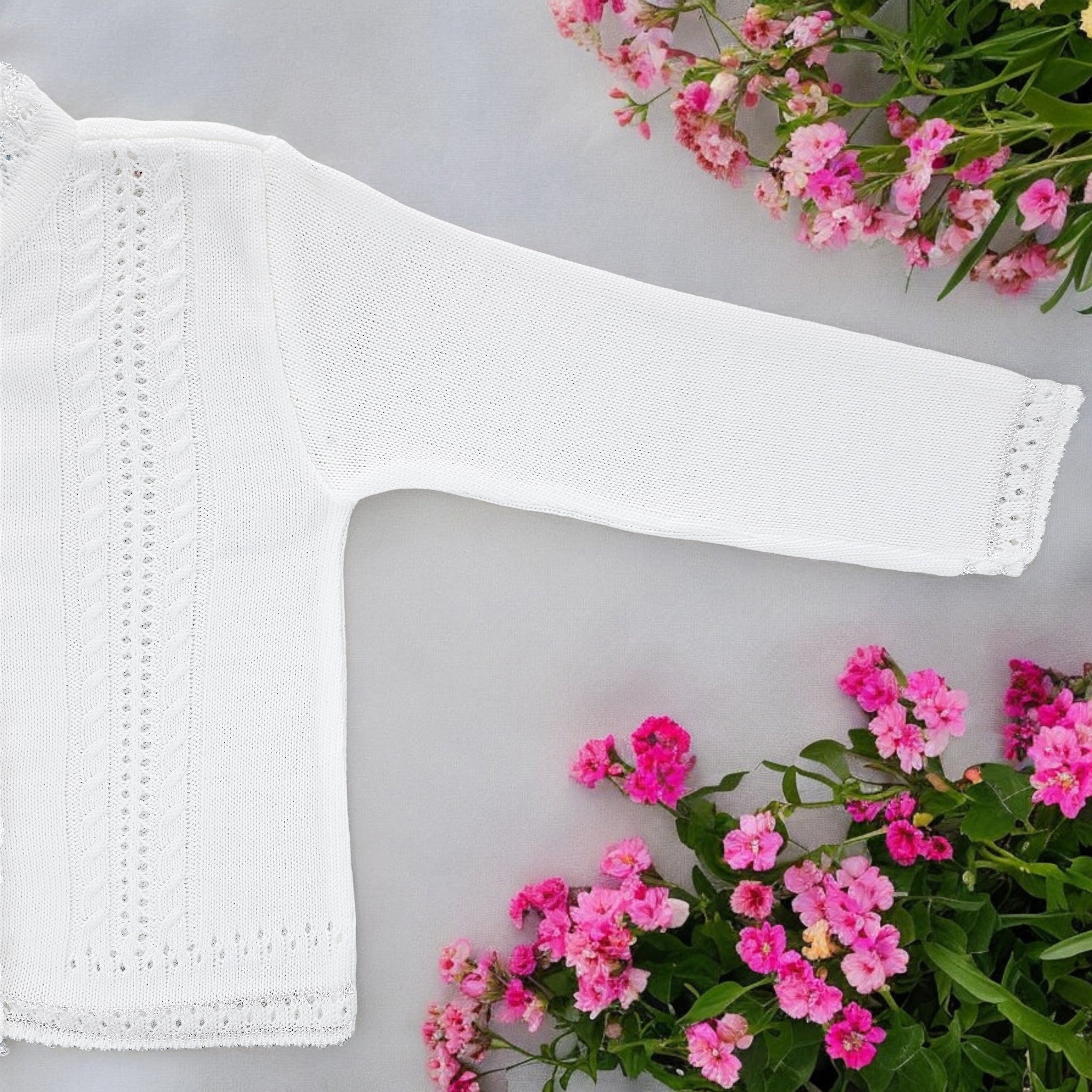 Suéter Primera Comunión Calado