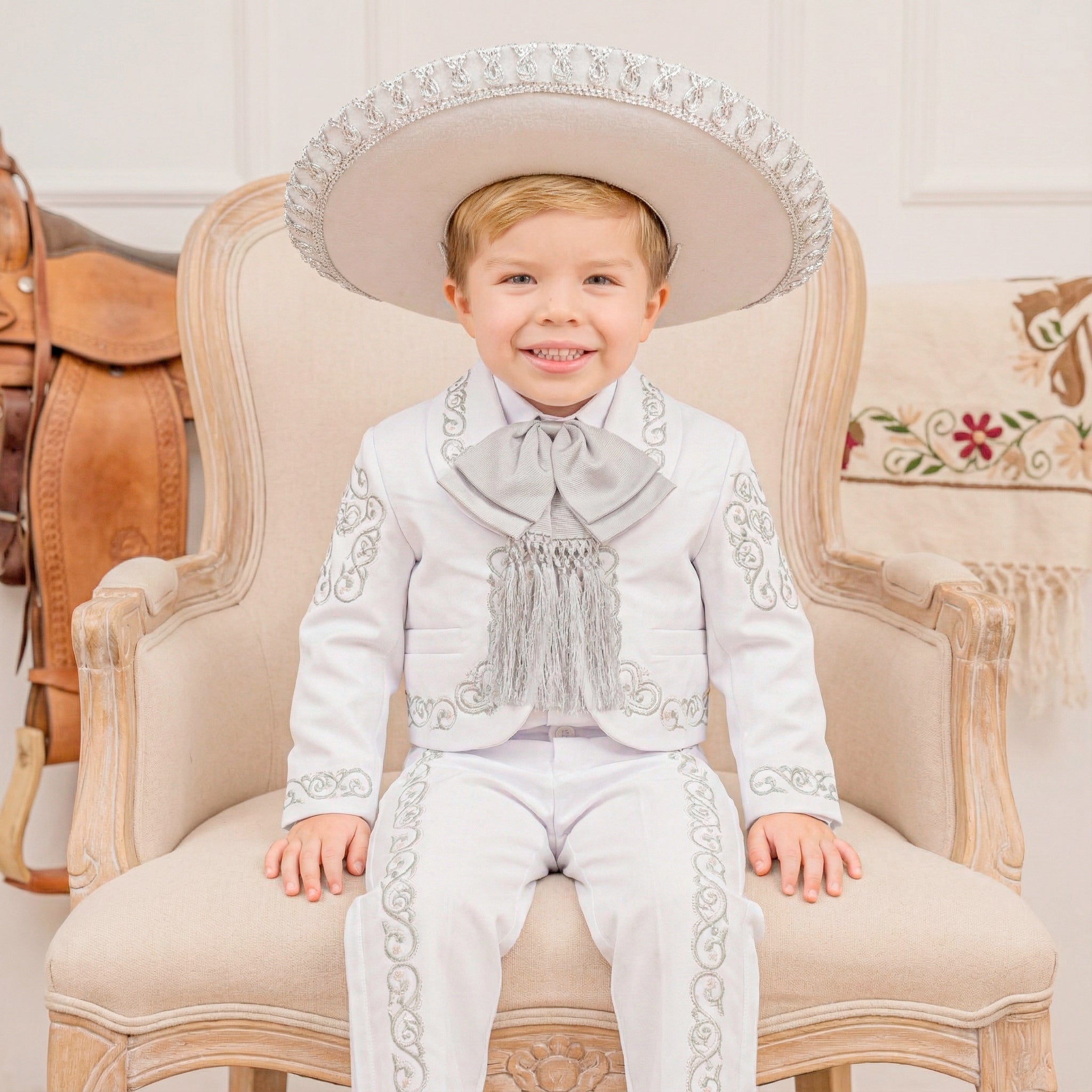 Traje Charro Tafetán con Sombrero