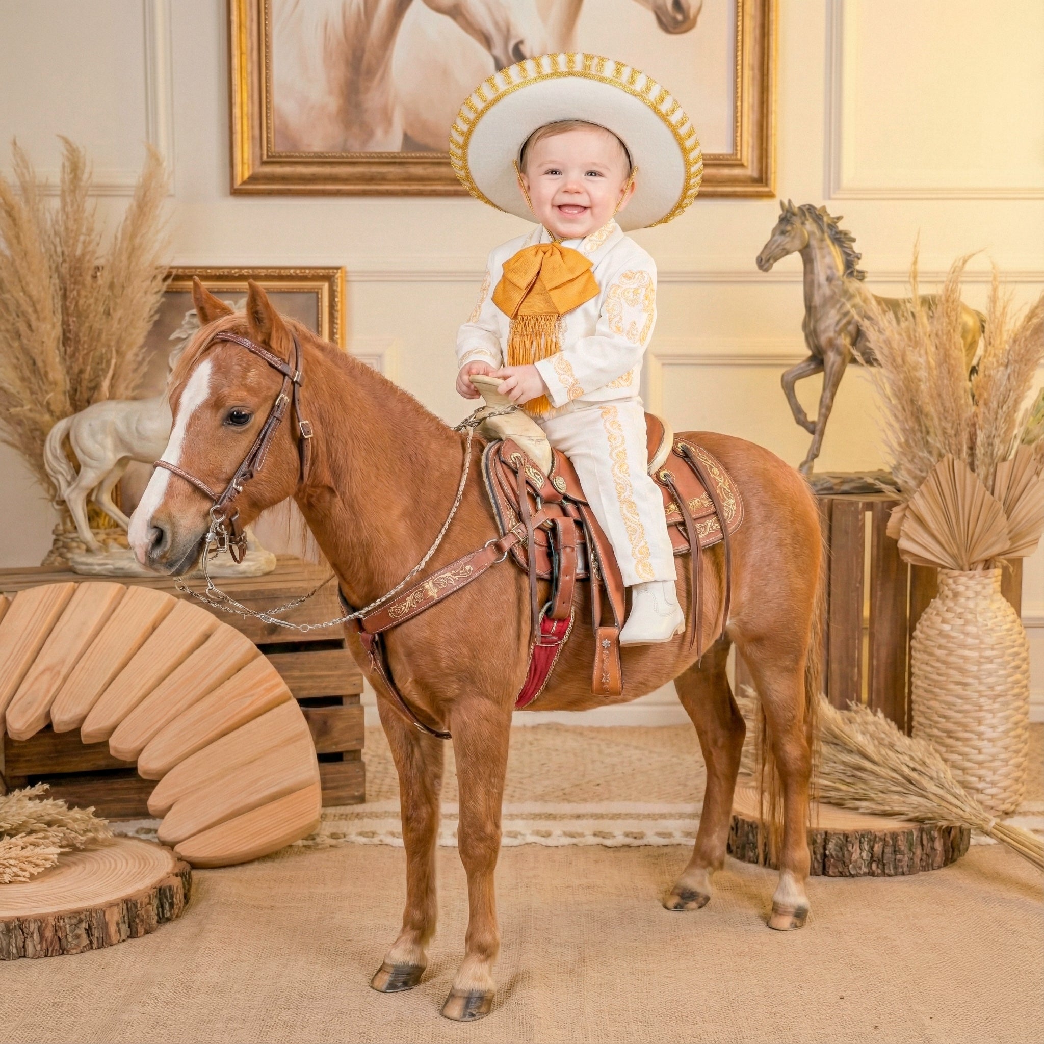Traje Charro Tafetán con Sombrero
