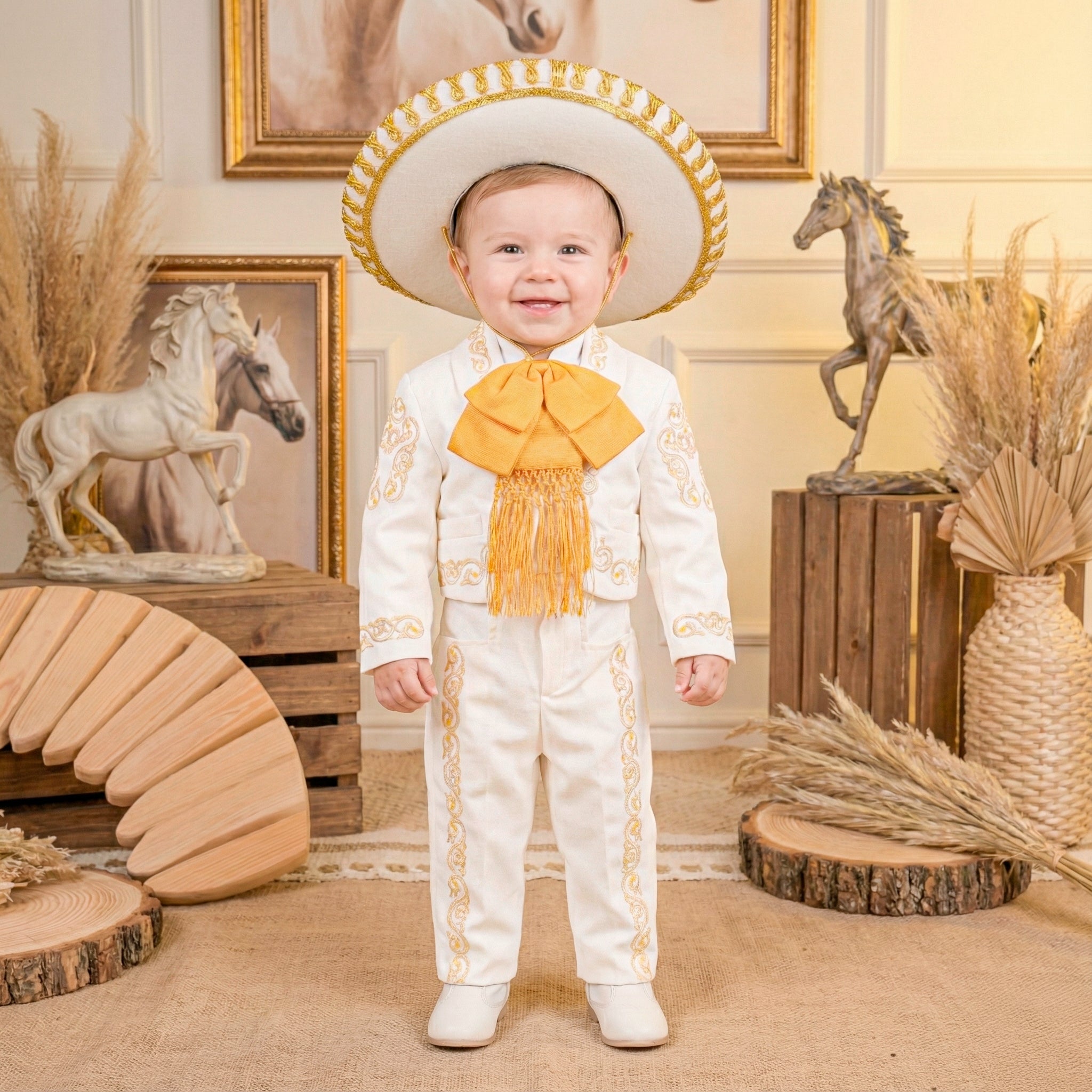 Traje Charro Tafetán con Sombrero