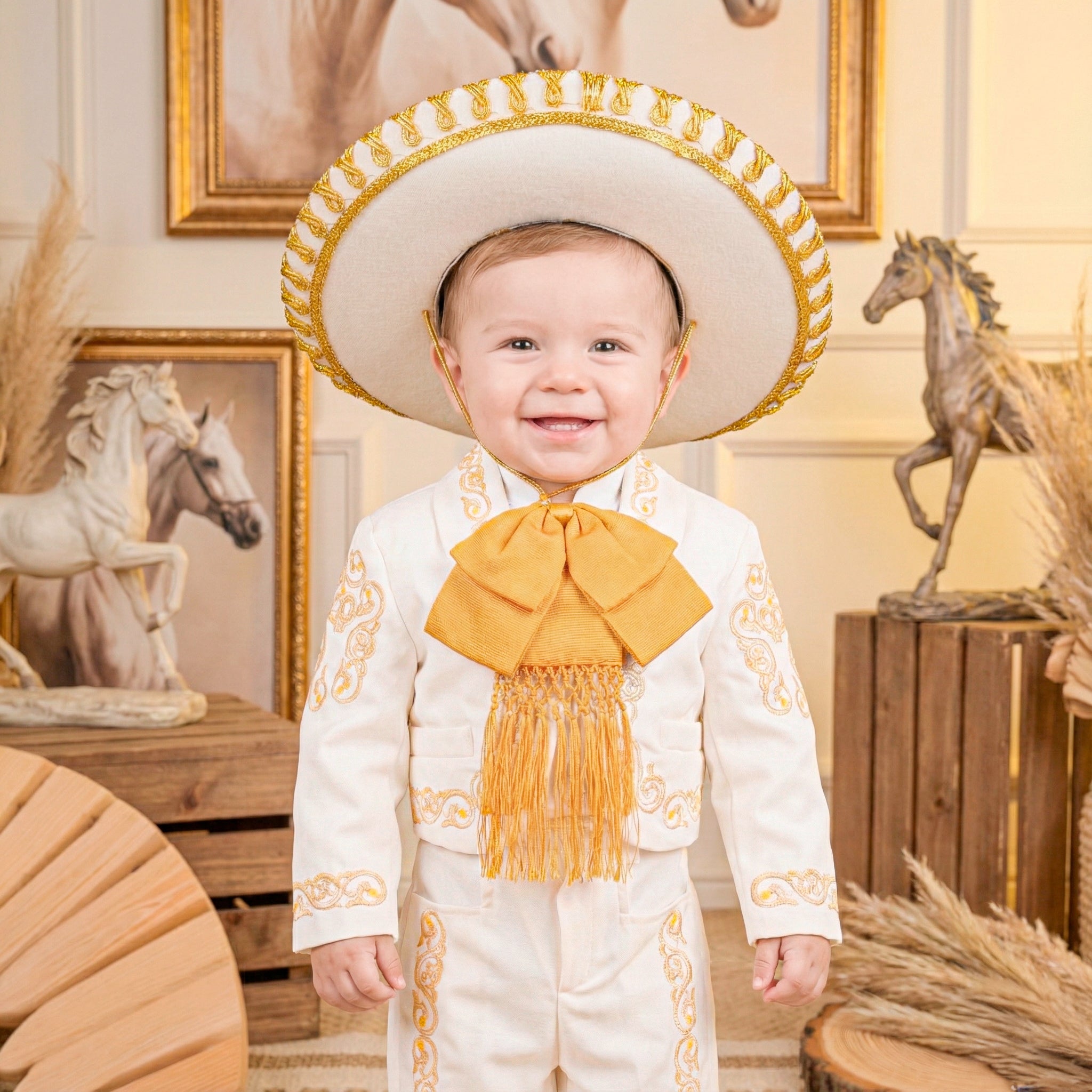 Traje Charro Tafetán con Sombrero