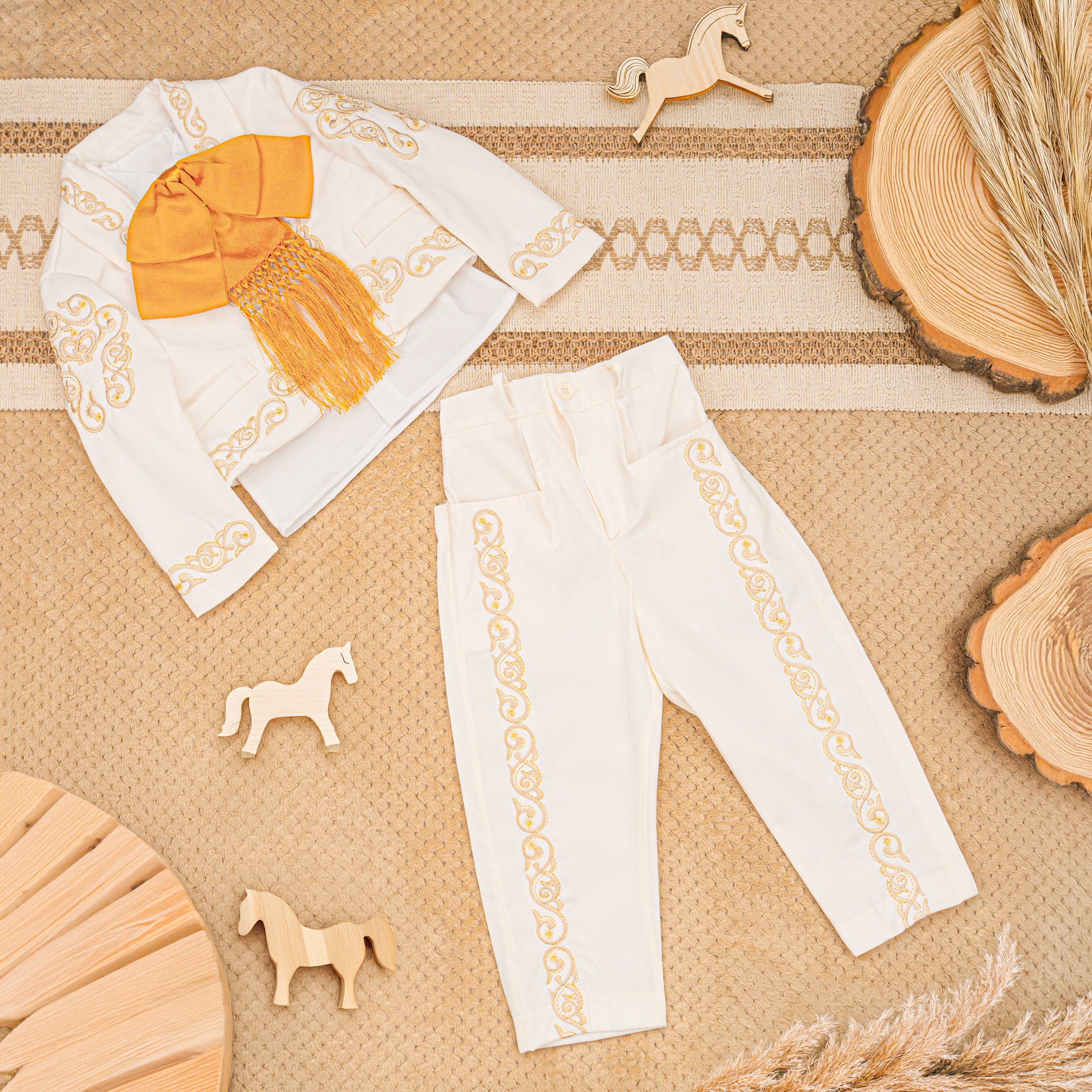 Traje Charro Tafetán con Sombrero