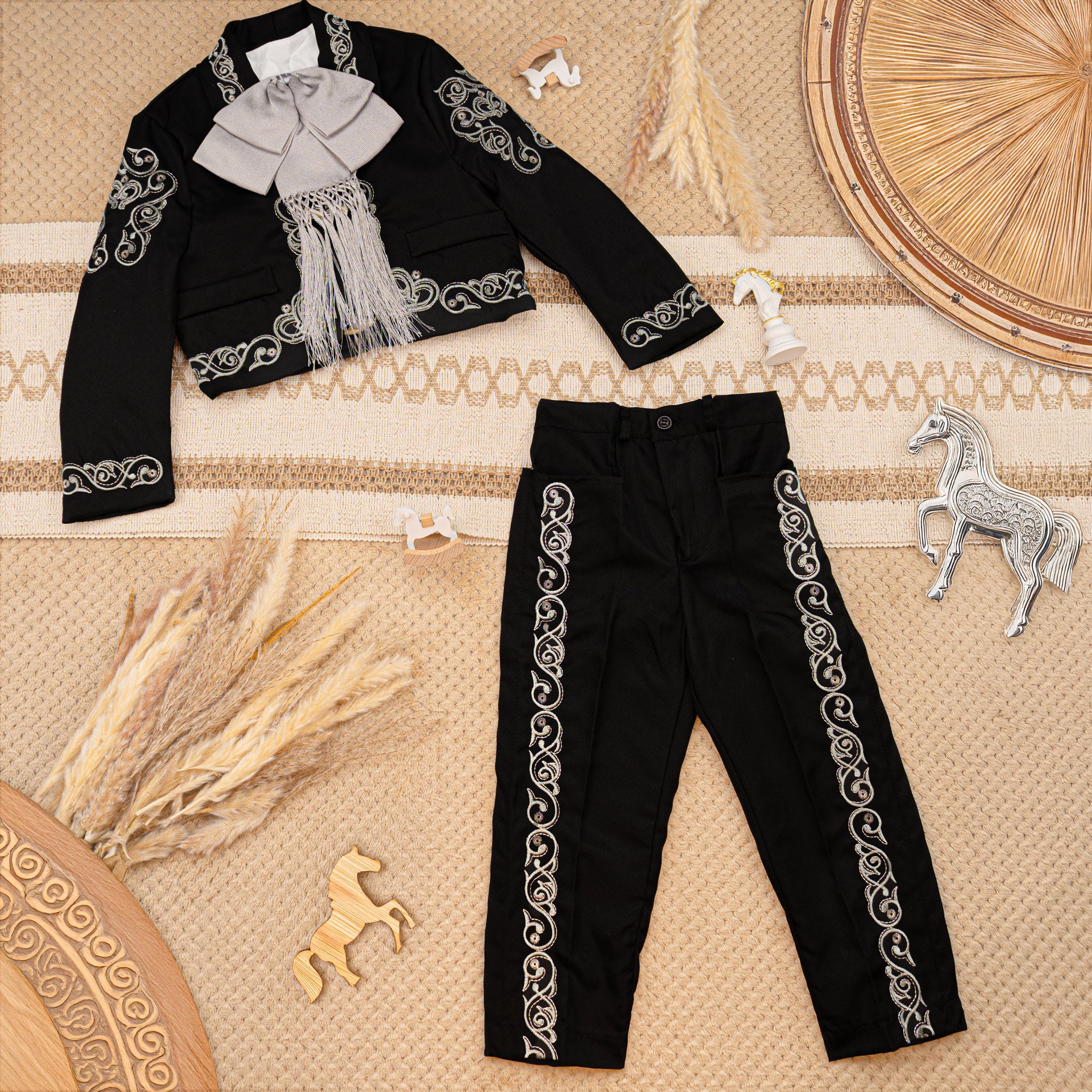 Traje Charro Tafetán con Sombrero