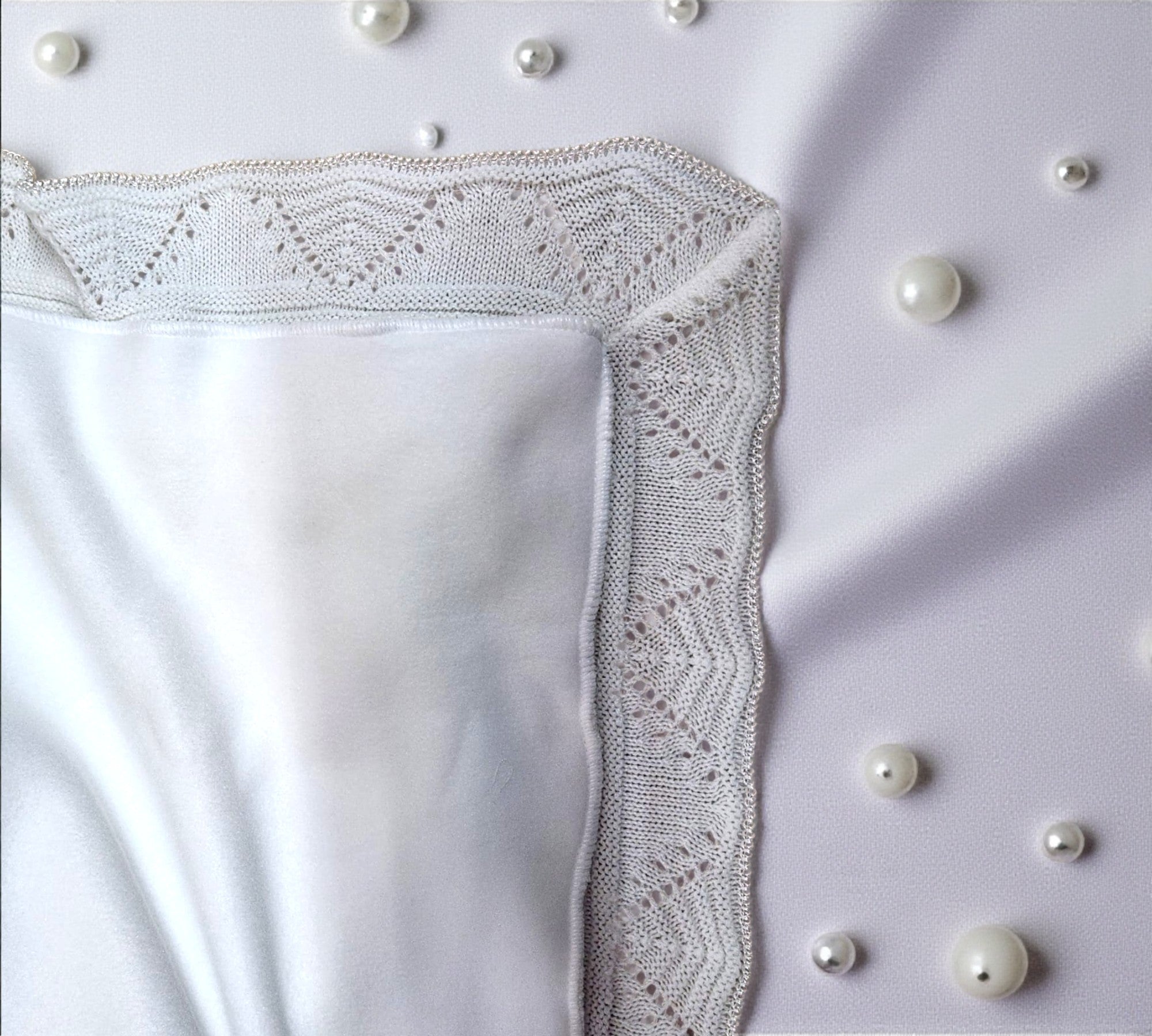 Cobija Bautizo Trenza Forrada