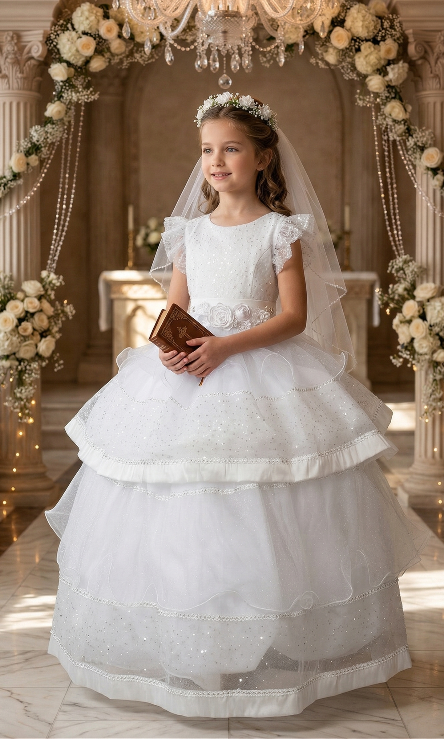 Vestido Primera Comunión V-562