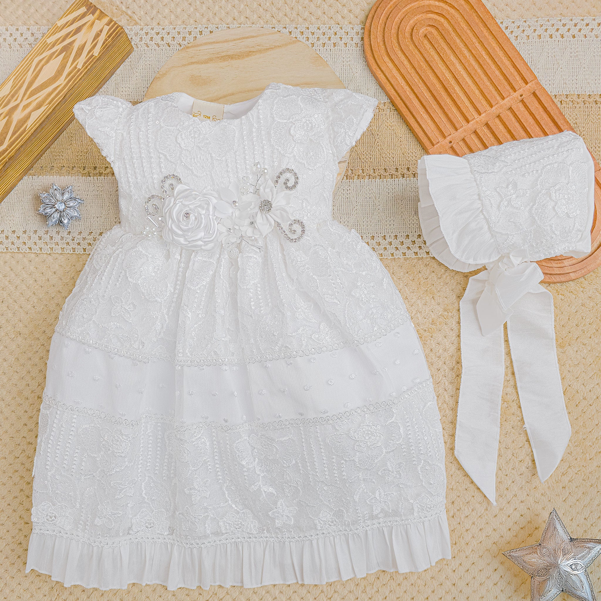 Vestido Bautizo B-Lucero-F