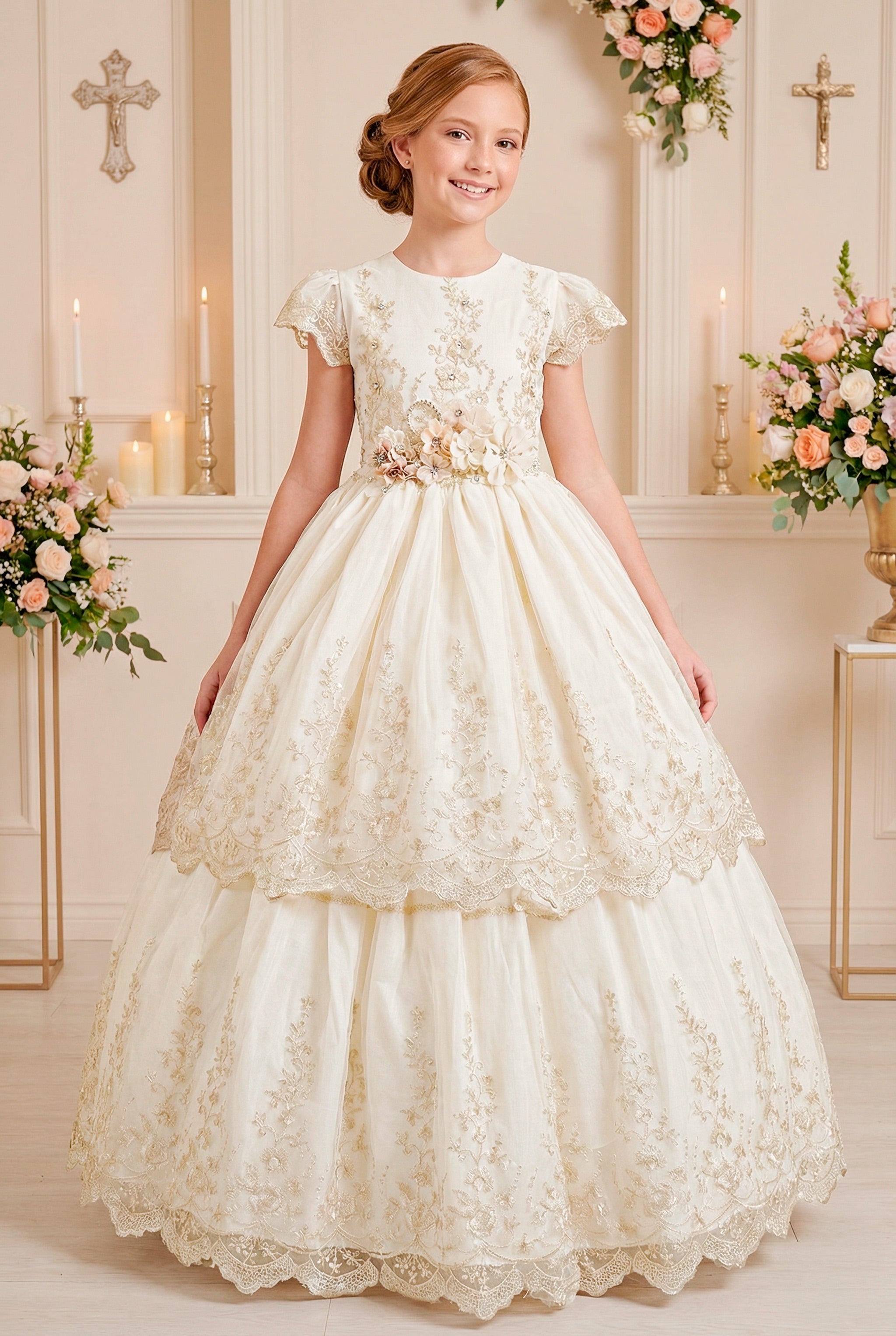 Vestido Primera Comunión Emilia Desmontable