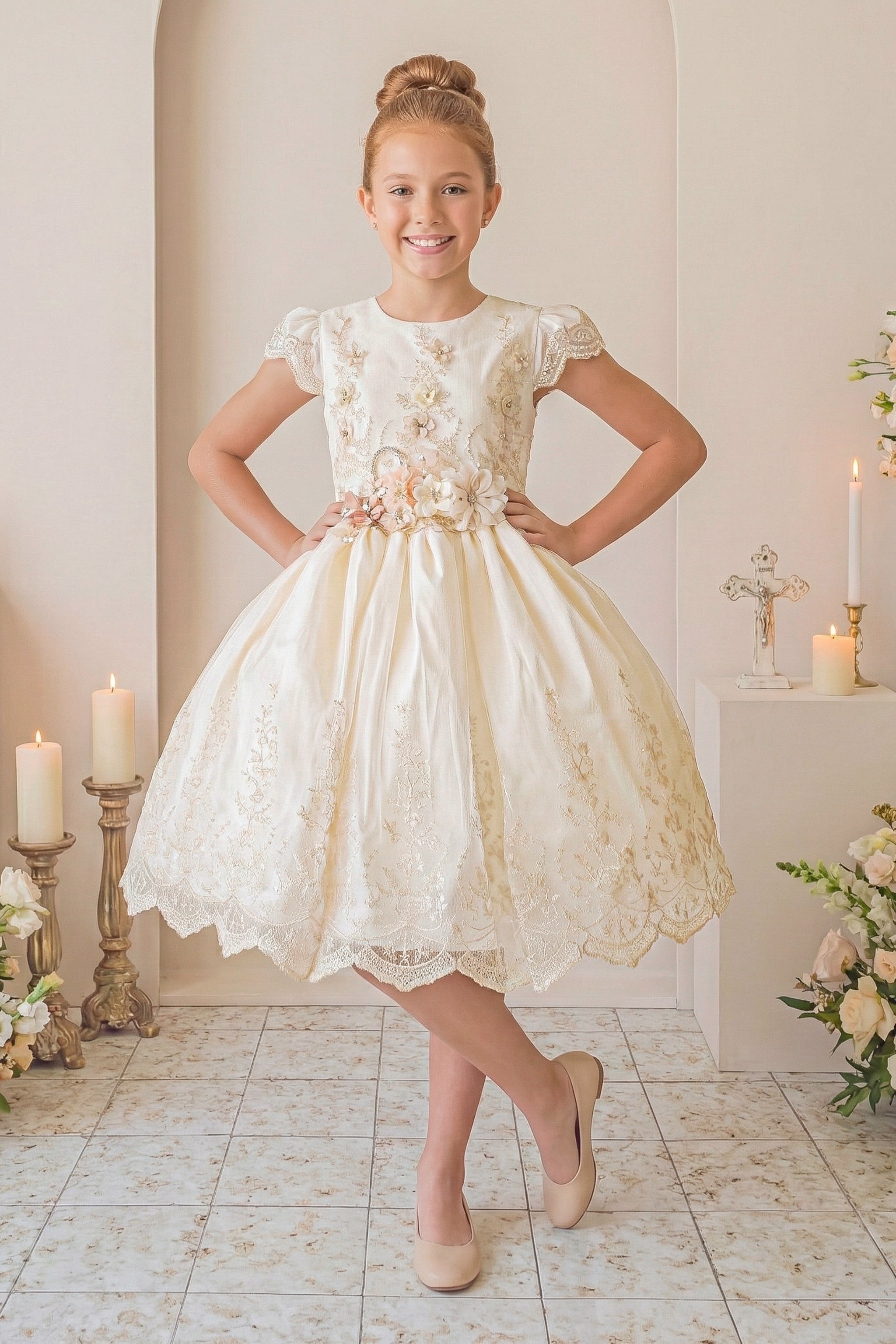 Vestido Primera Comunión Emilia Desmontable