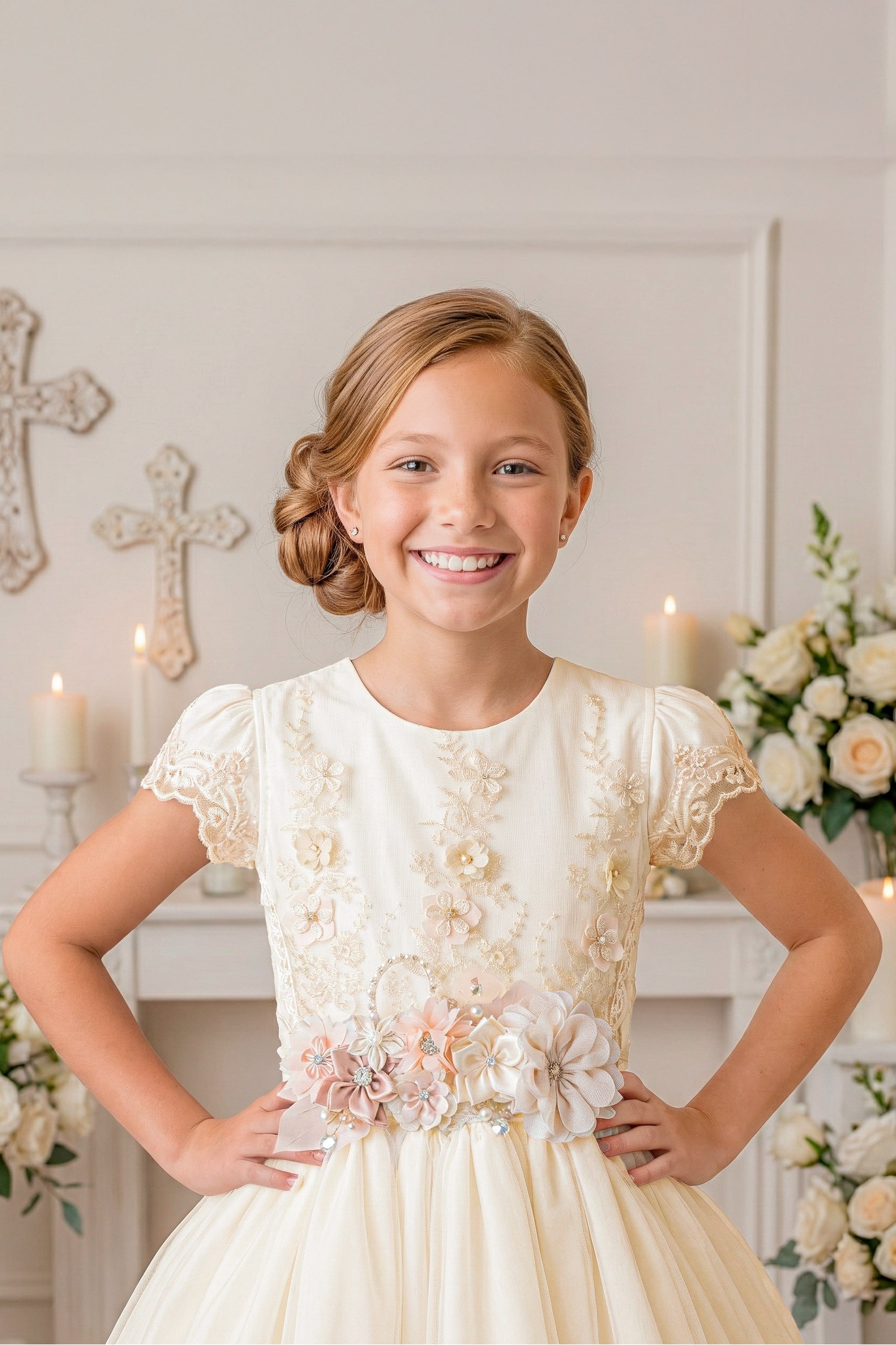 Vestido Primera Comunión Emilia Desmontable