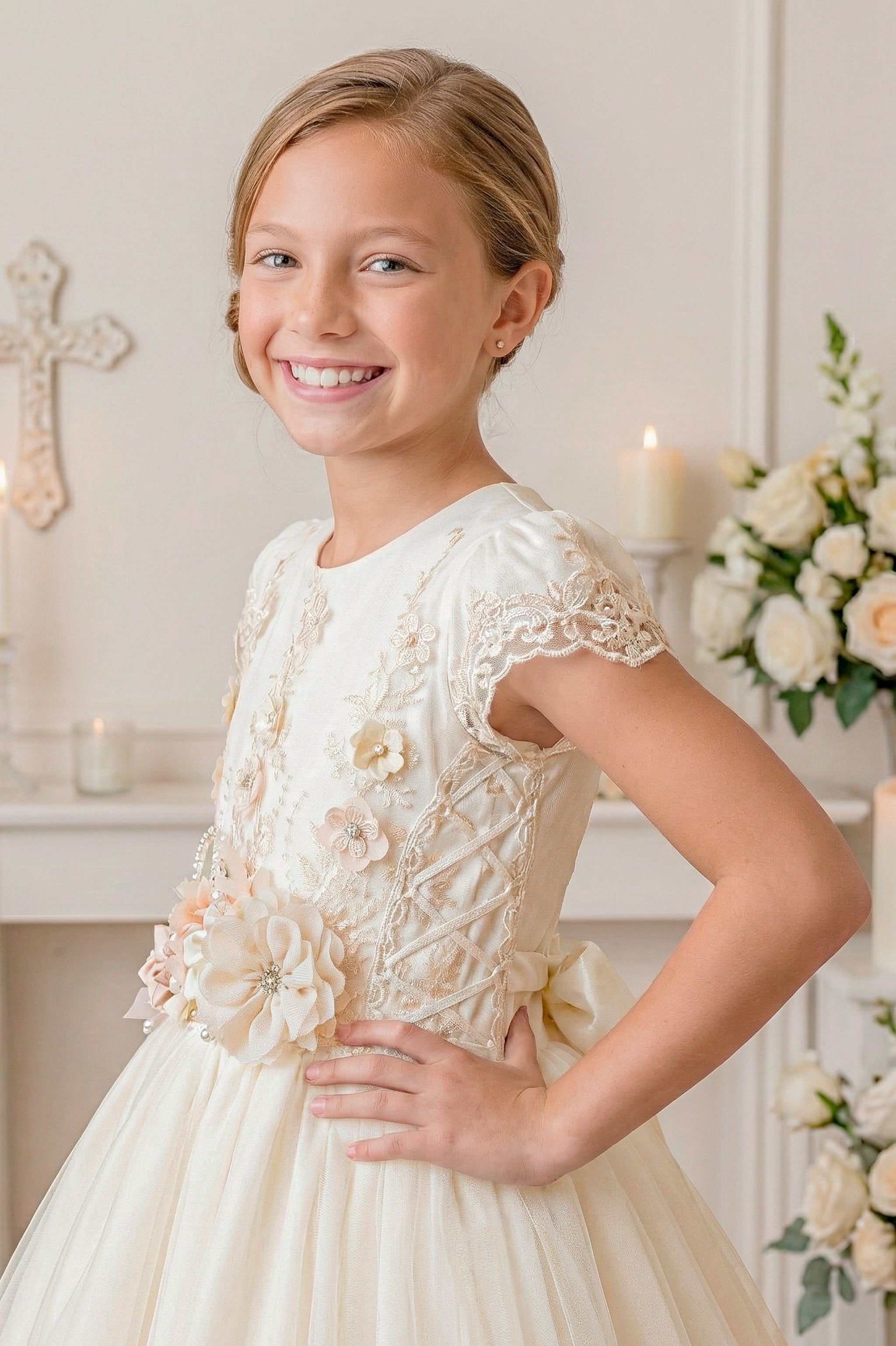 Vestido Primera Comunión Emilia Desmontable