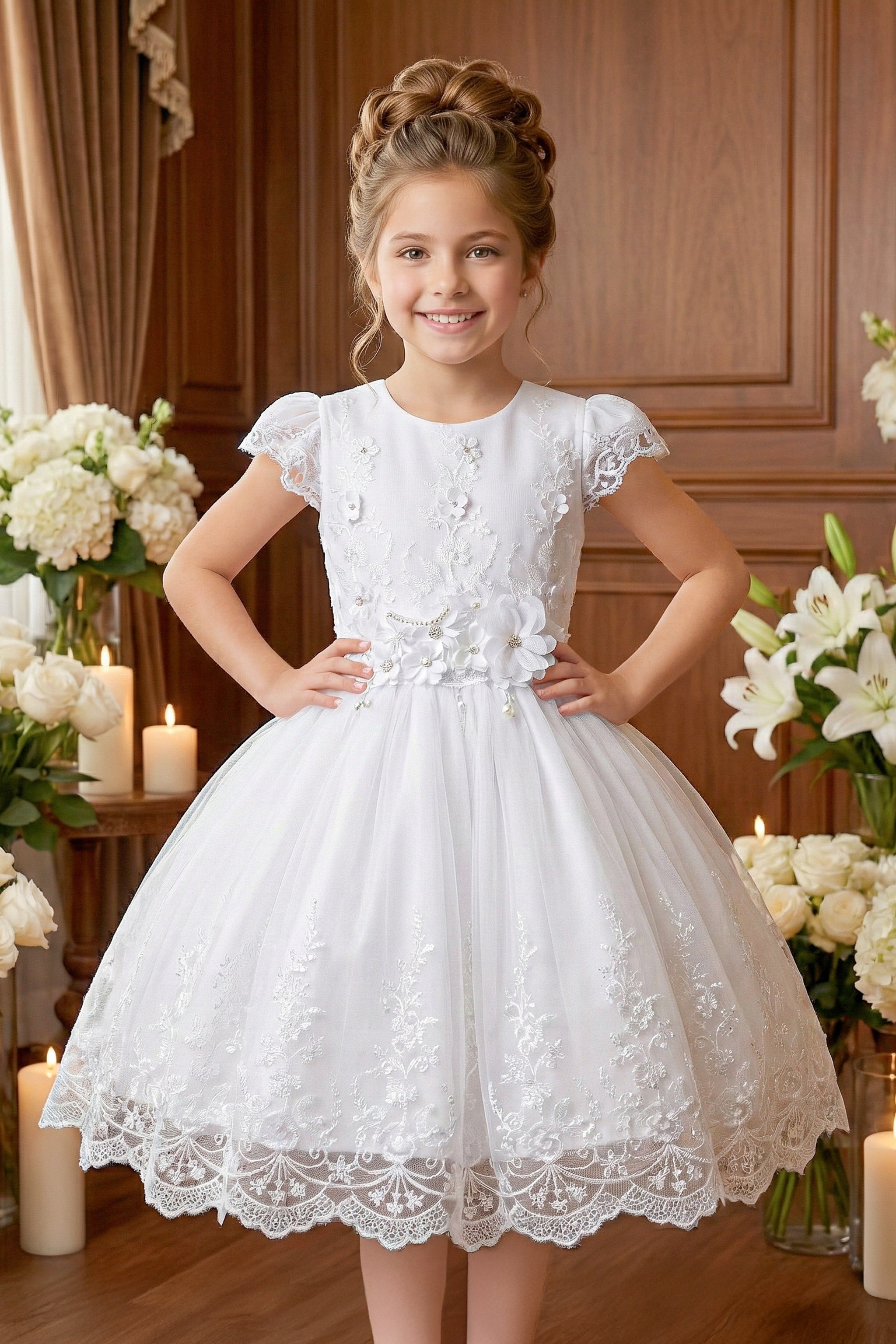 Vestido Primera Comunión Emilia Desmontable