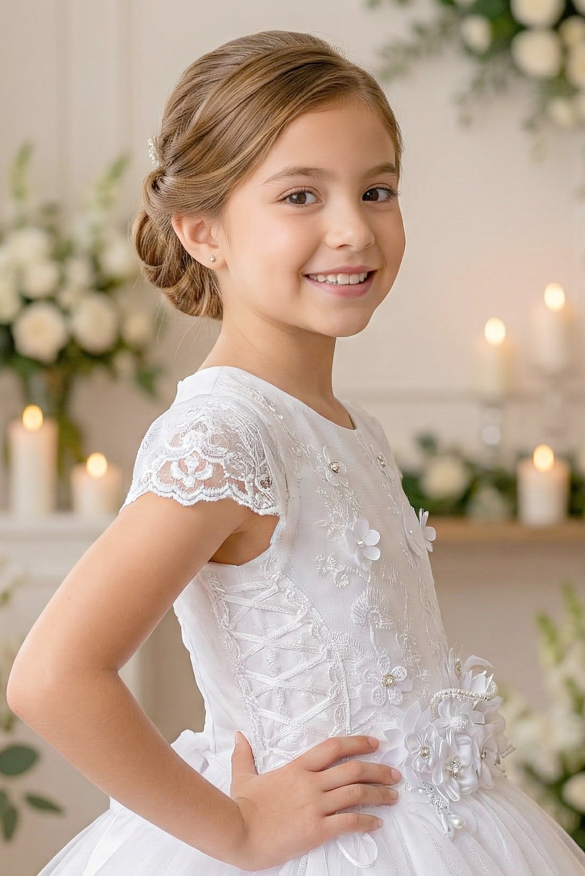 Vestido Primera Comunión Emilia Desmontable