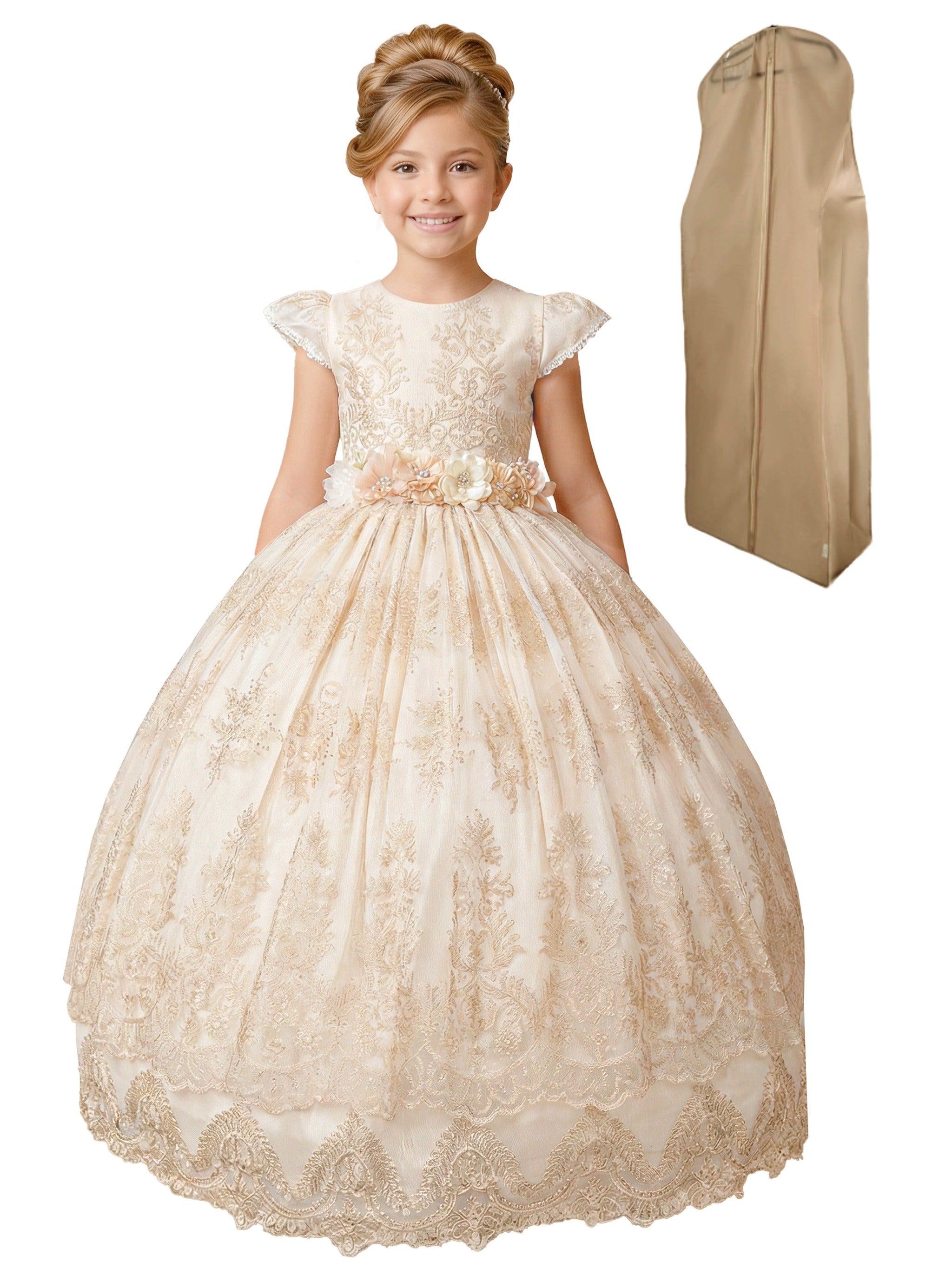 Paquete Gold Vestido Primera Comunión Kristel