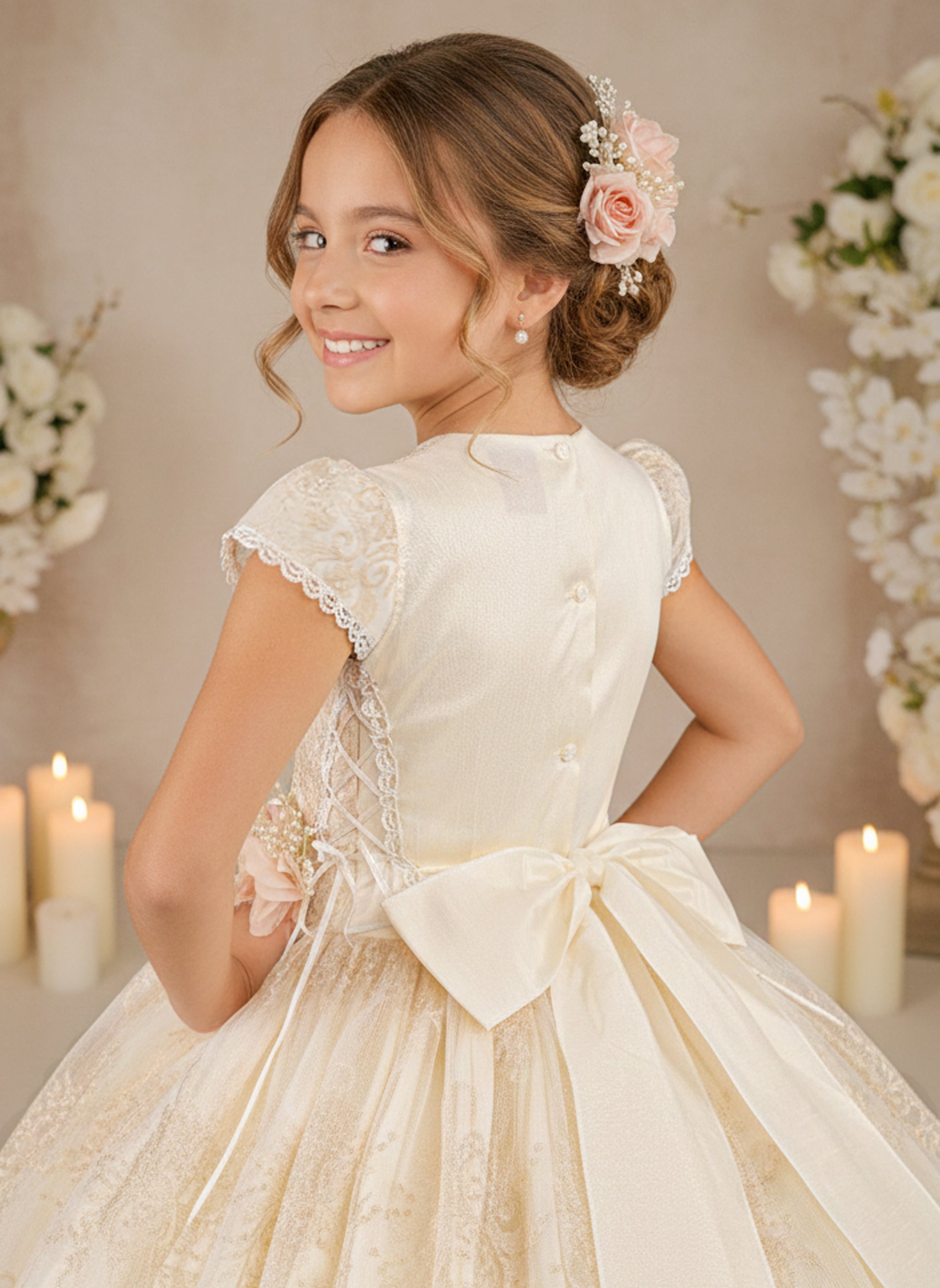 Paquete Gold Vestido Primera Comunión Kristel
