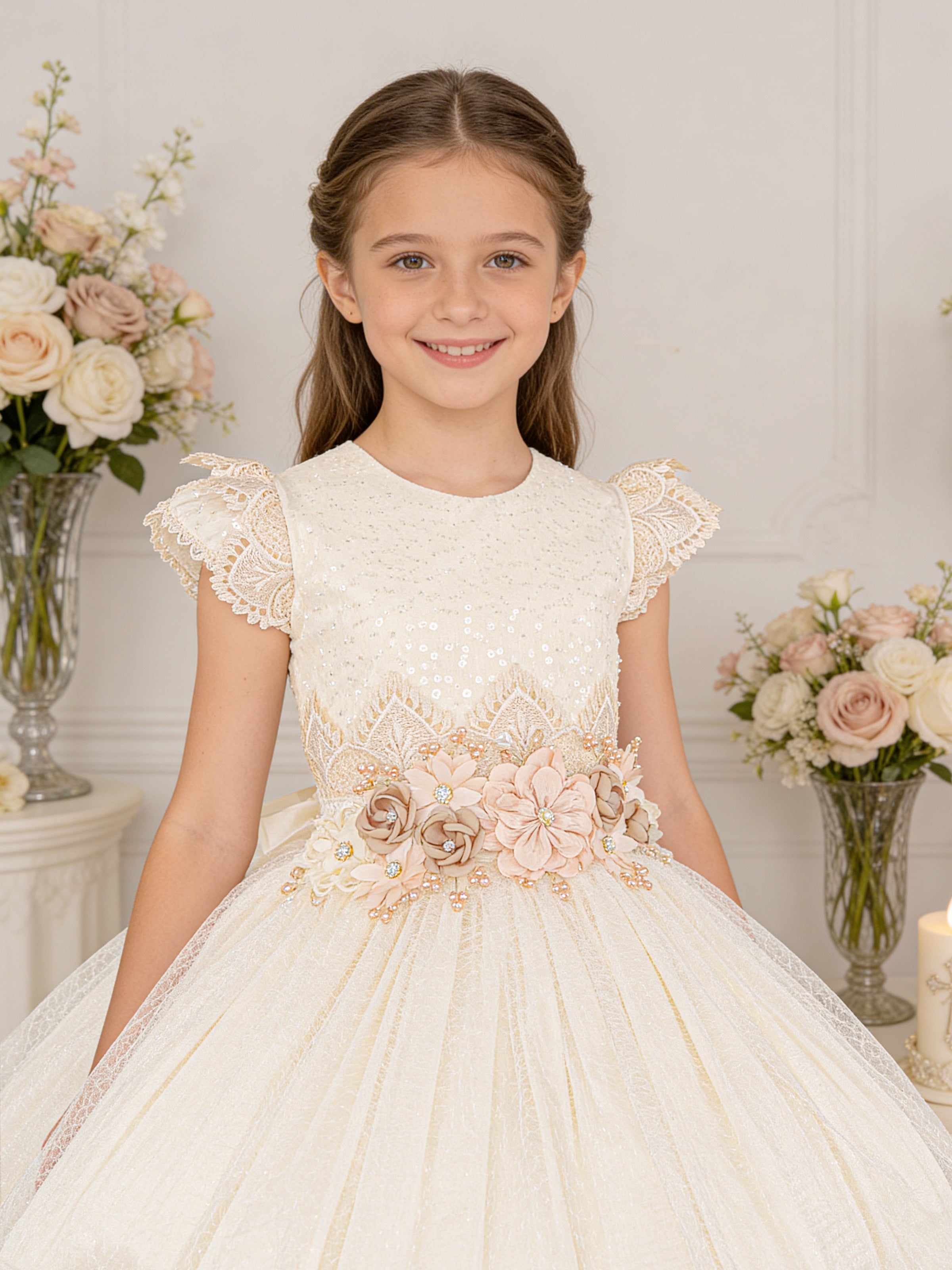 Vestido Primera Comunión Valentina Desmontable