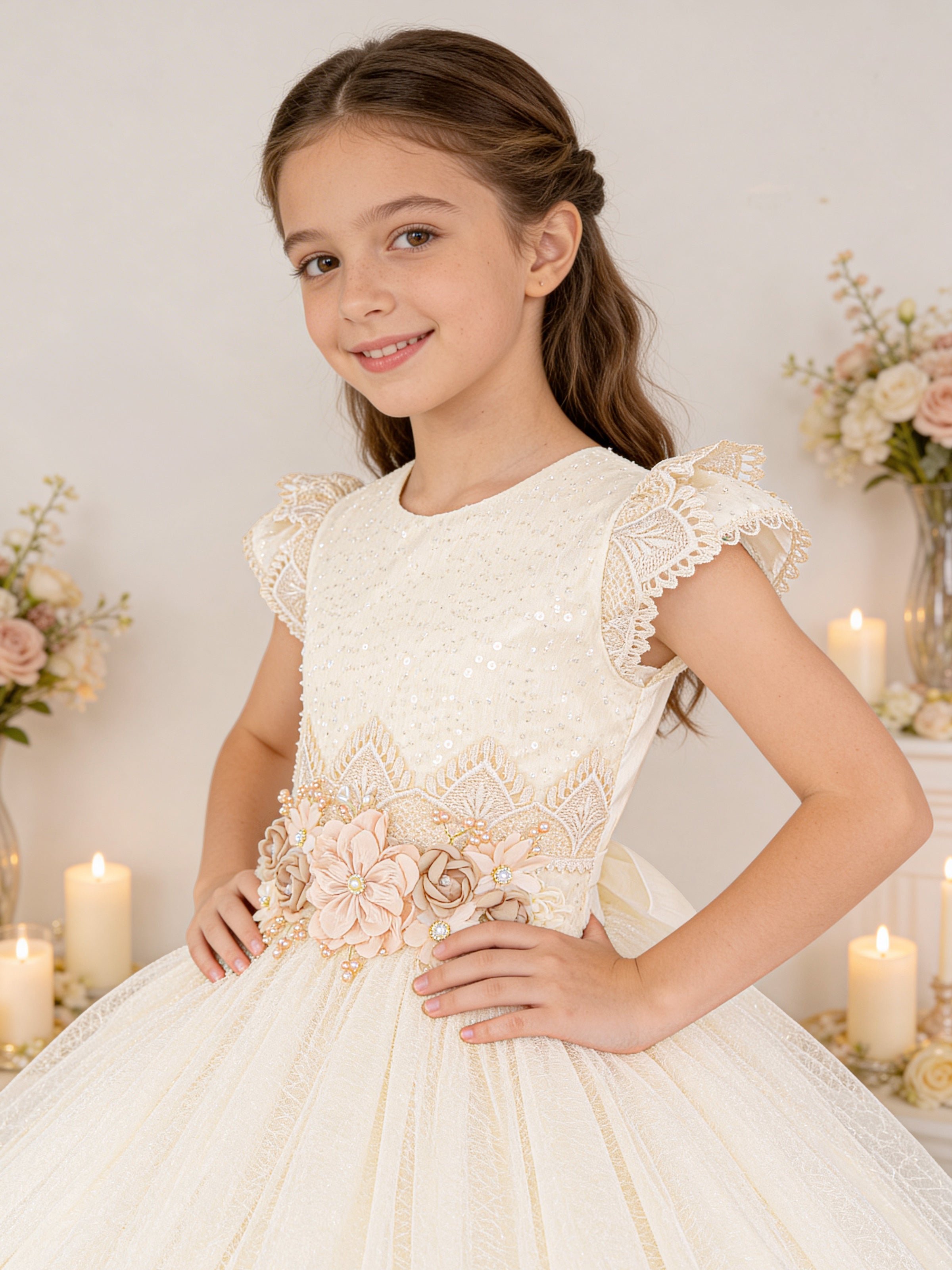 Vestido Primera Comunión Valentina Desmontable