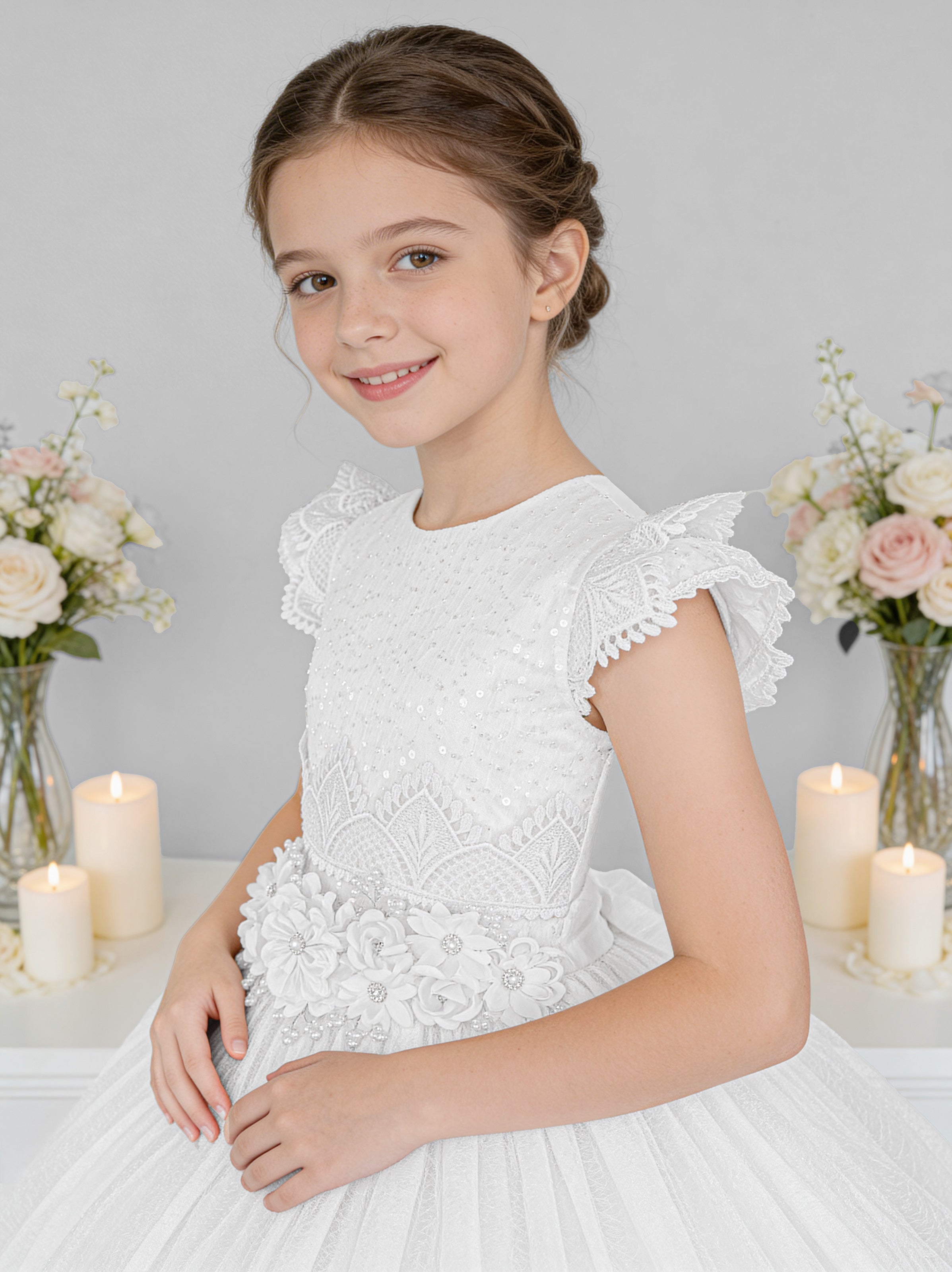 Vestido Primera Comunión Valentina Desmontable