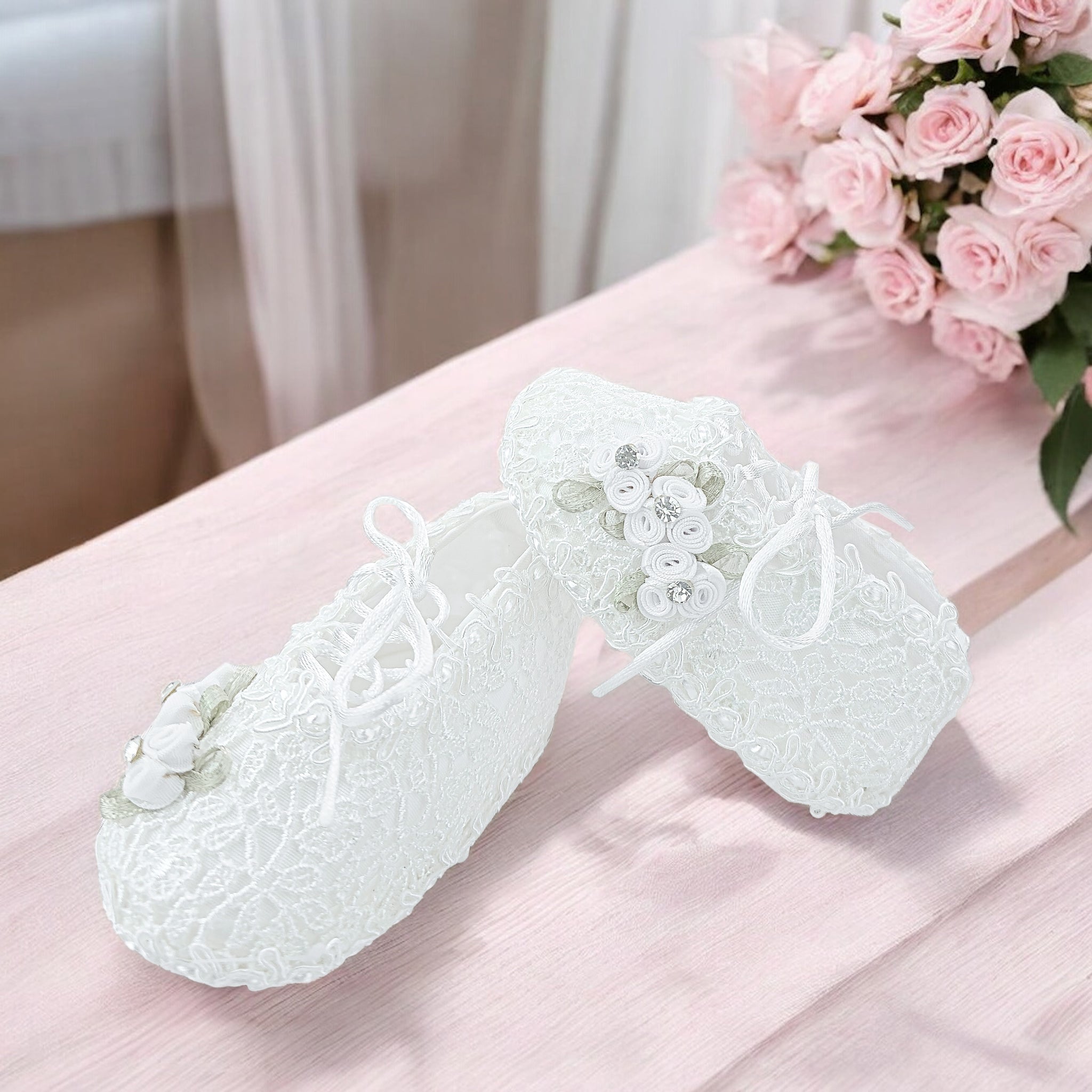 Zapato Tela Bautizo 05