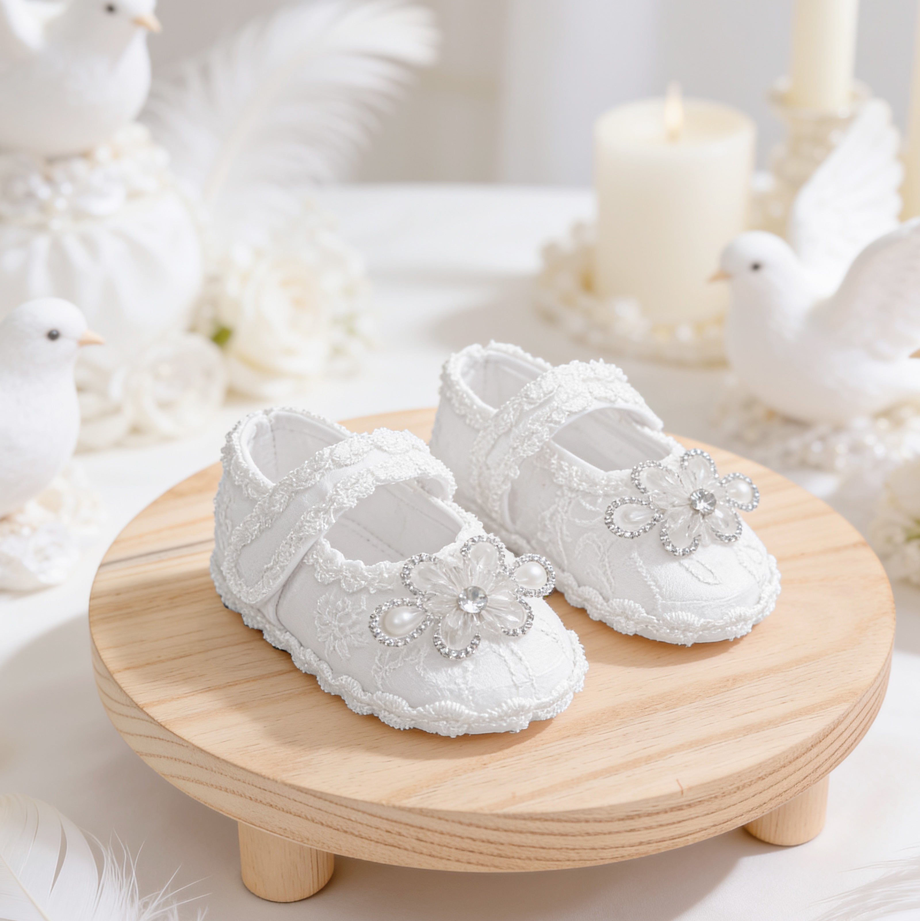 Zapato Tela Bautizo 107