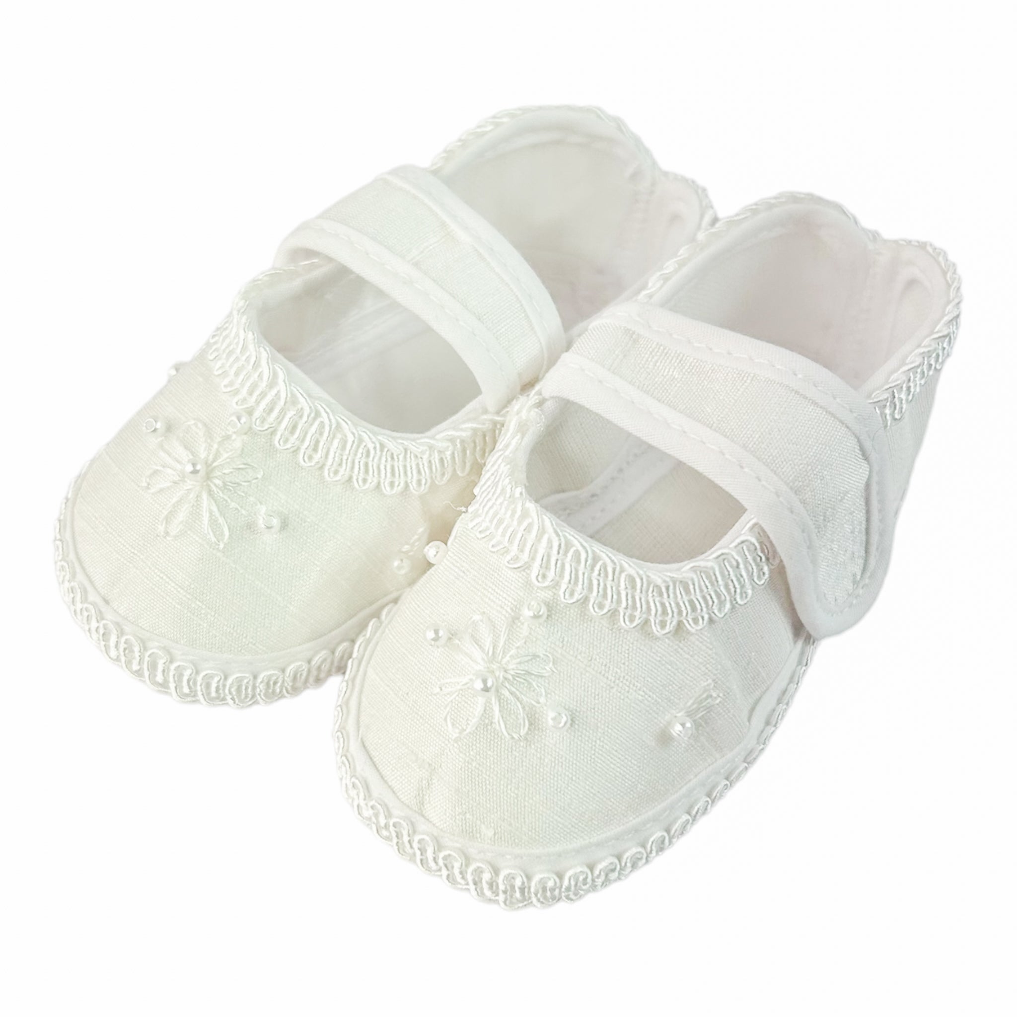 Zapato Tela Bautizo 355