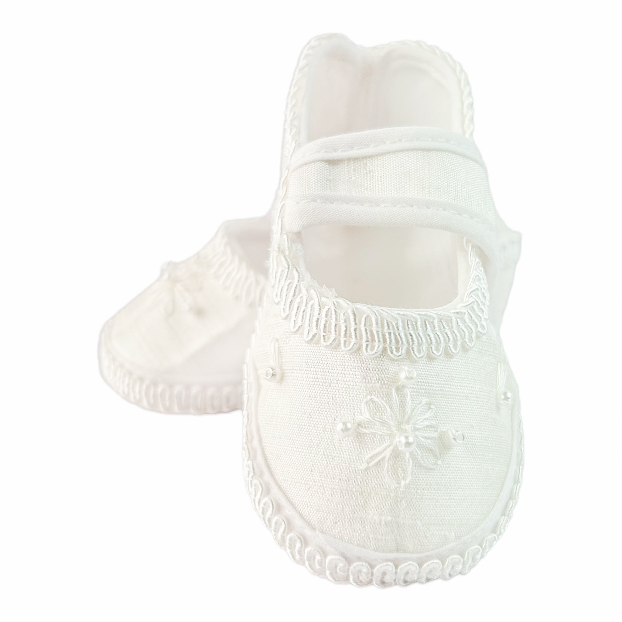 Zapato Tela Bautizo 355