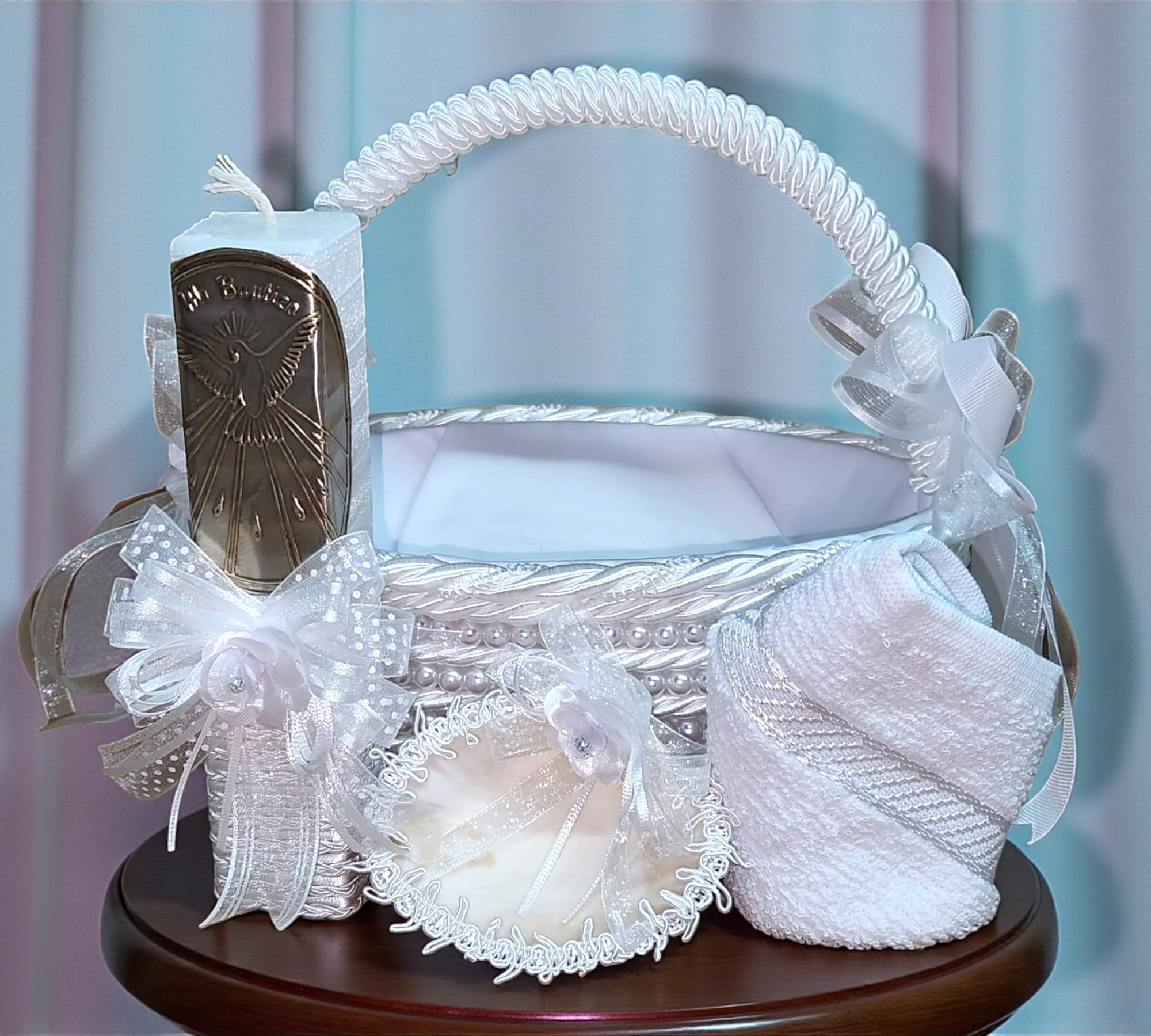 Kit de Vela Bautizo Canasta 04