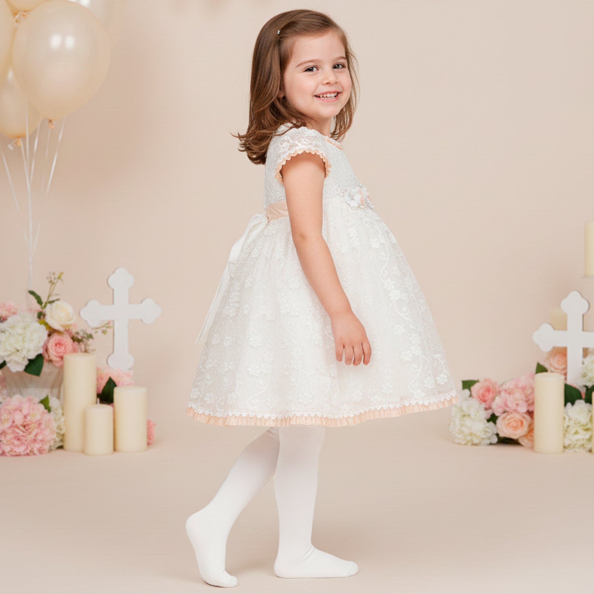 Malla Bautizo 731 Algodón Lisa