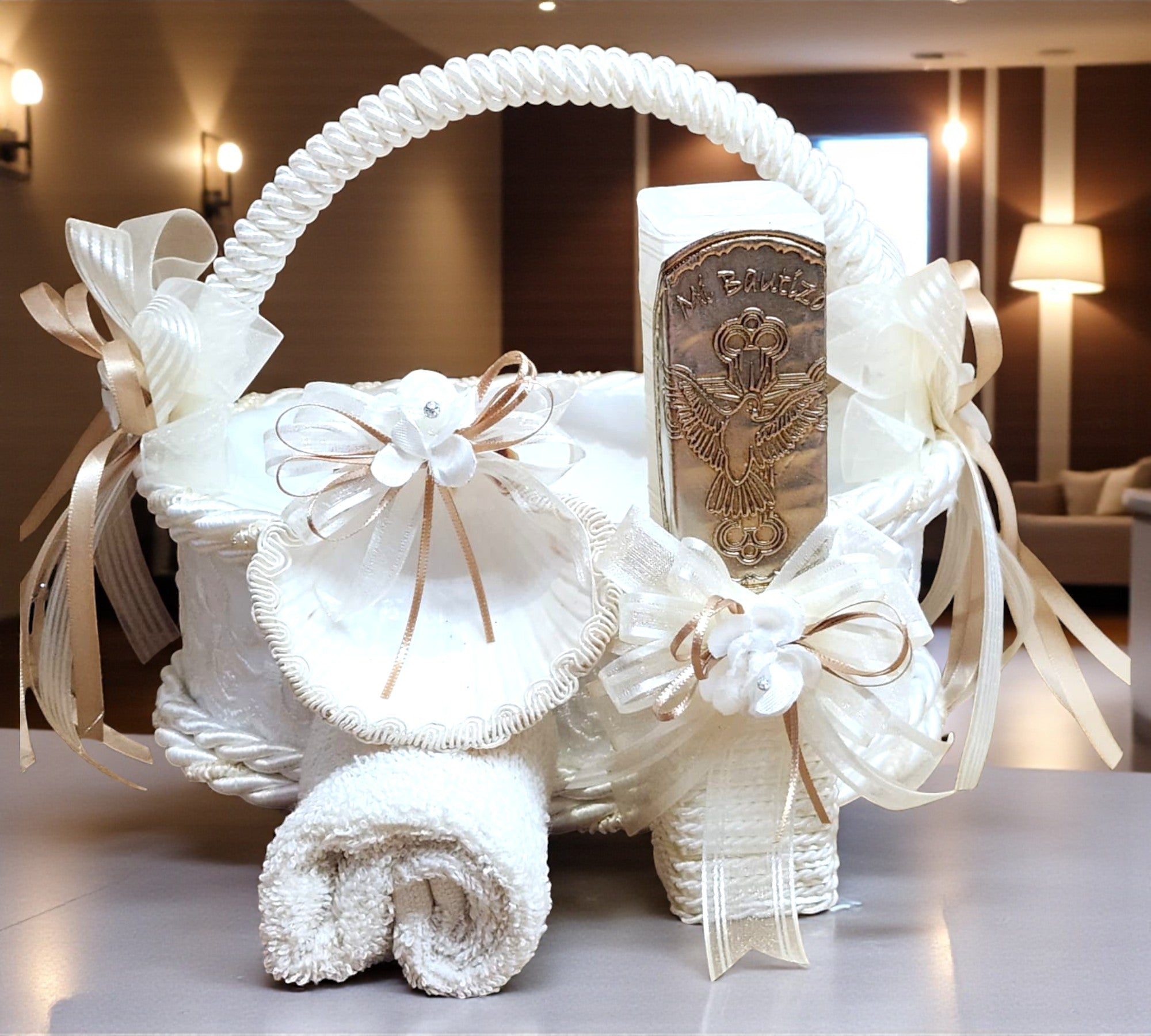 Kit de Vela Bautizo Canasta 01