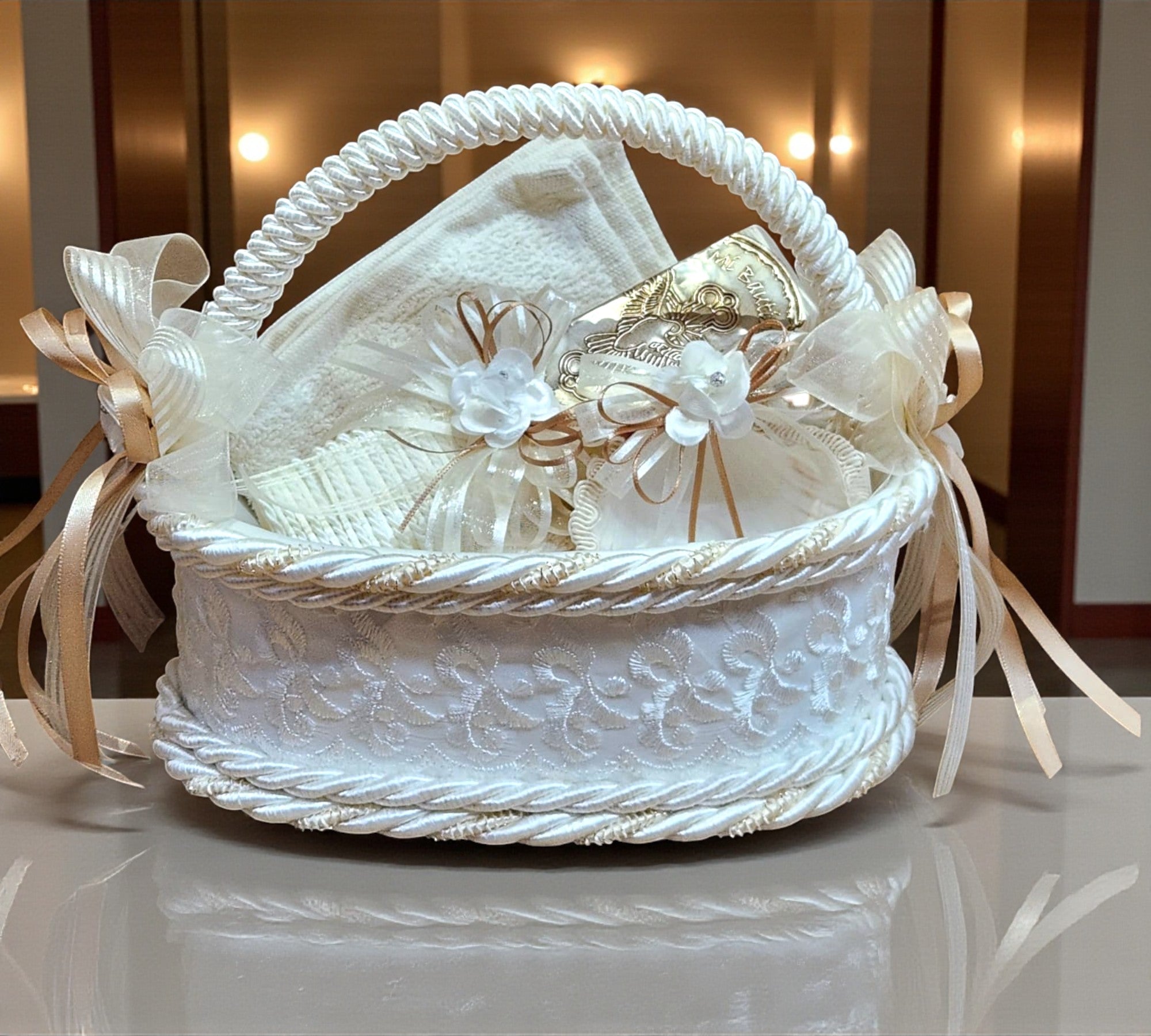 Kit de Vela Bautizo Canasta 01