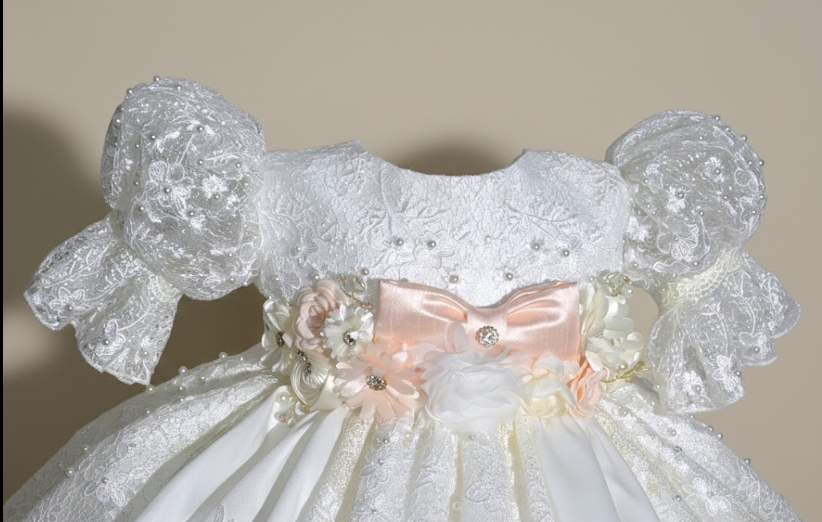 Ropón Niña Desmontable Tiras y Cuadros