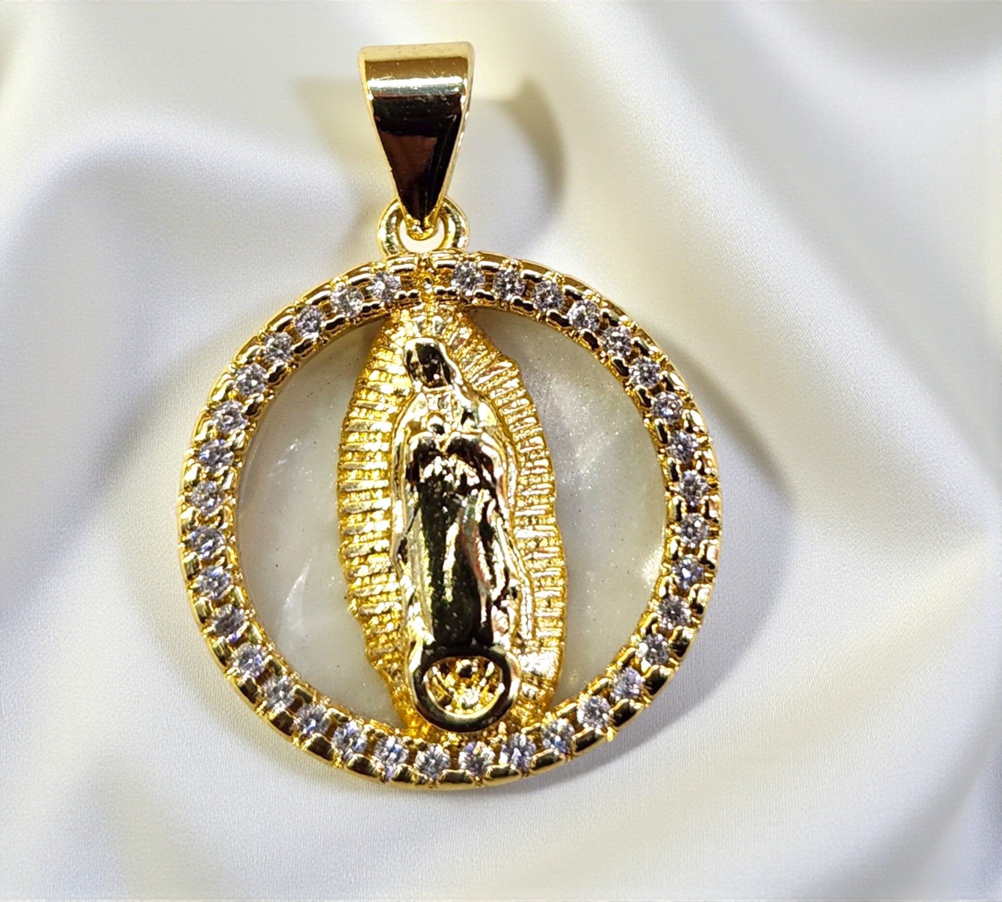 Medalla Guadalupe Boleada 15mm