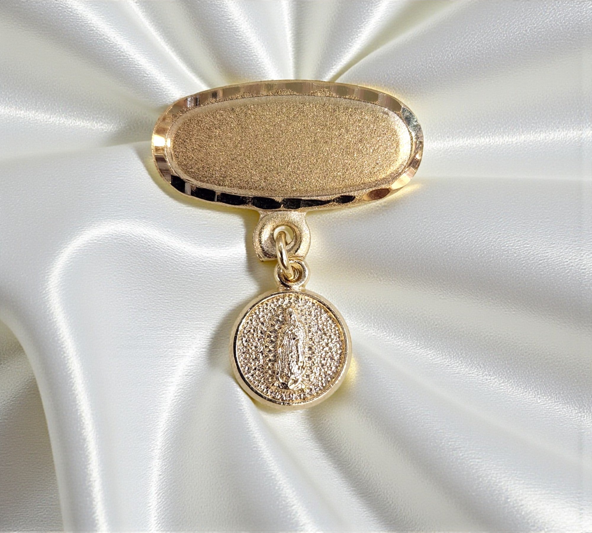 Broche Oval Virgen Guadalupe
